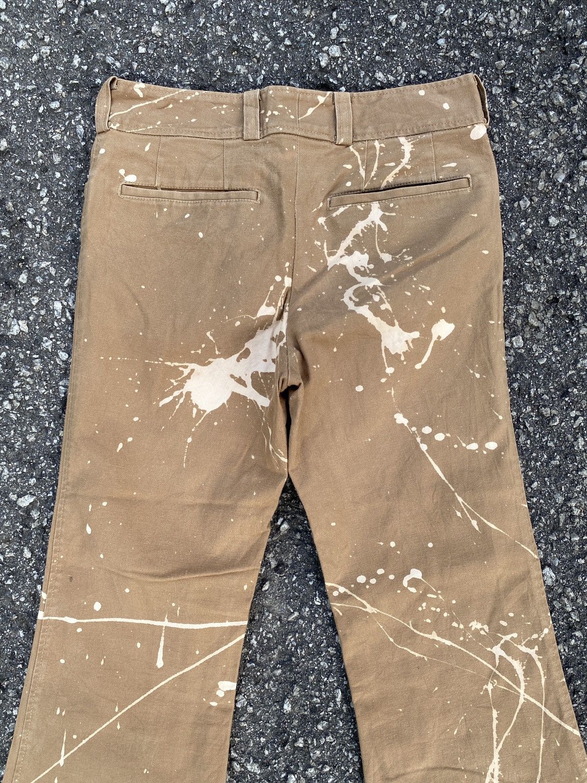 Japanese Brand × Tornado Mart Japanese Brand Tornado Mart Splatter Design Flare Denim Size US 27 - 6 Thumbnail