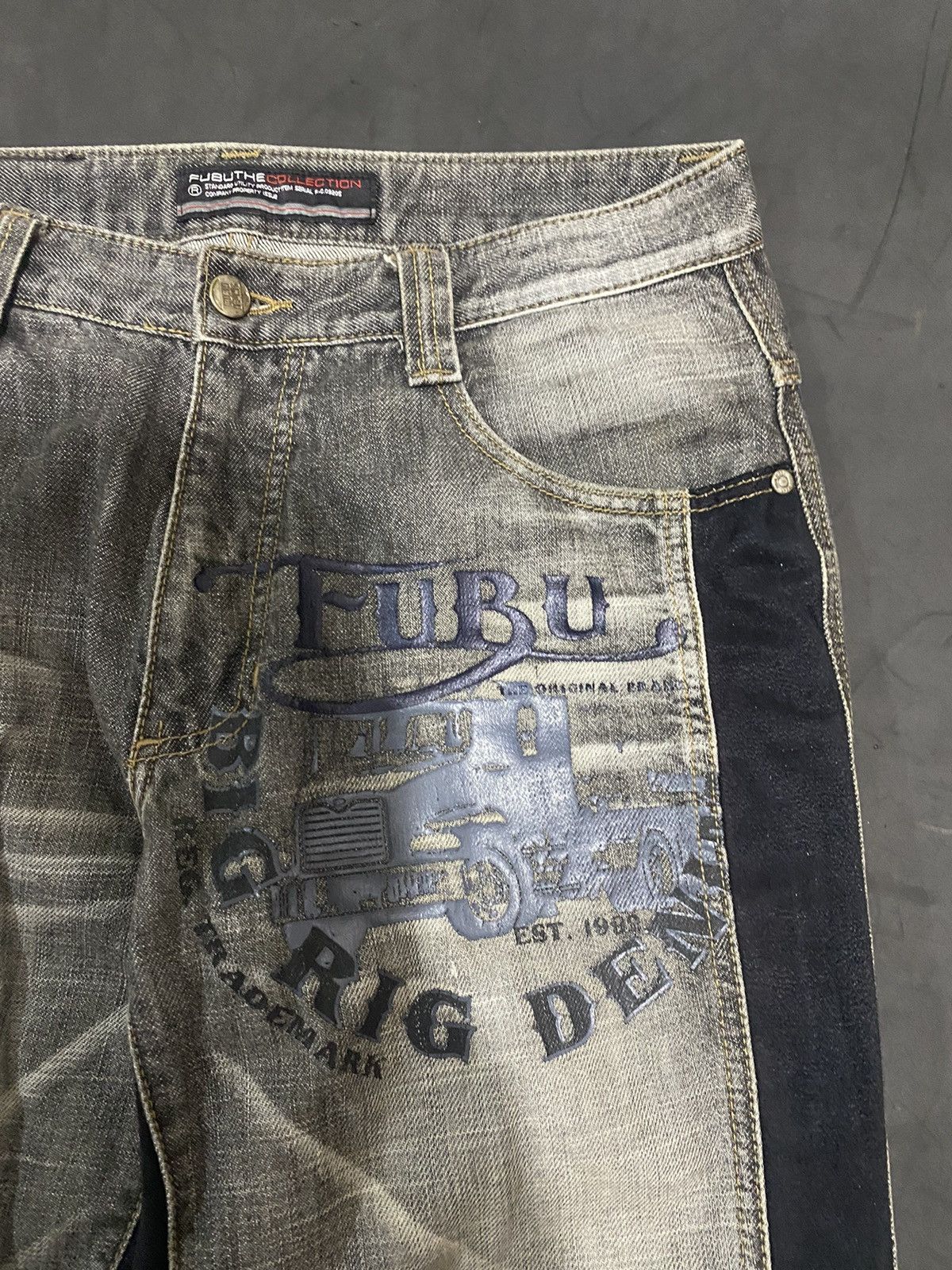 Japanese Brand 🖤BLACKDAY🖤Fubu Japanese Baggy Pants Skateboard Size US 31 - 3 Thumbnail