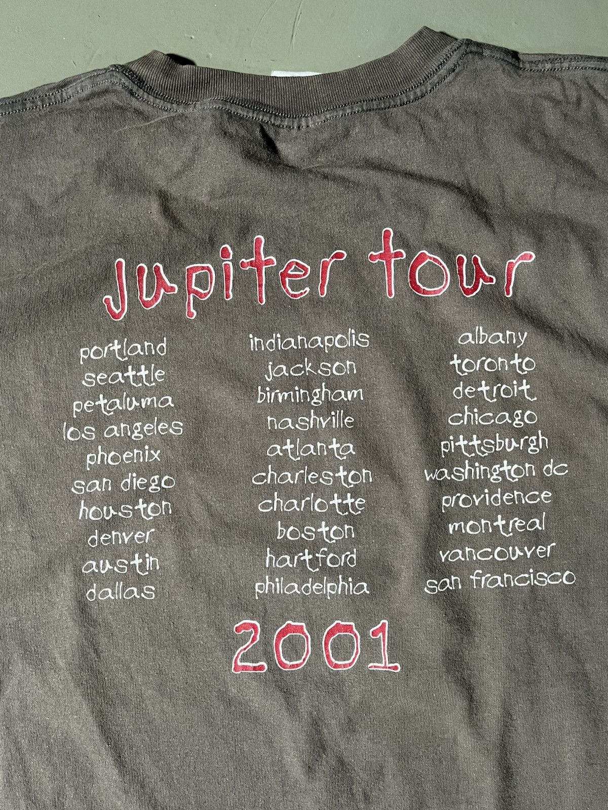 Other 2001 Train “Jupiter” Tour T-shirt Size US XL / EU 56 / 4 - 5 Thumbnail