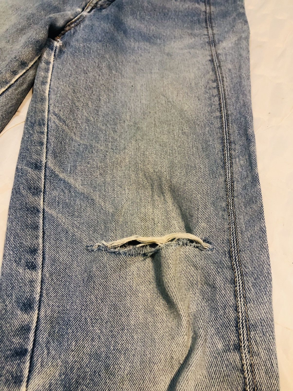 Japanese Brand Climax Double Zipper Jeans (10) Size US 26 / EU 42 - 11 Thumbnail