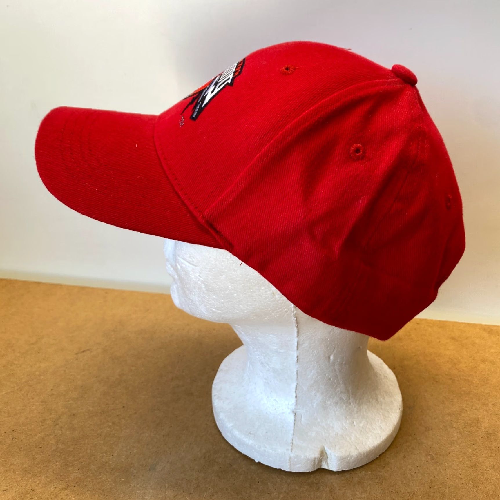 Vintage Kick 10 Pro Gear Stockton Lightning Dad Hat Red One Size Unisex Adults Baseball Cap FAST SHIPPING Size ONE SIZE - 3 Thumbnail