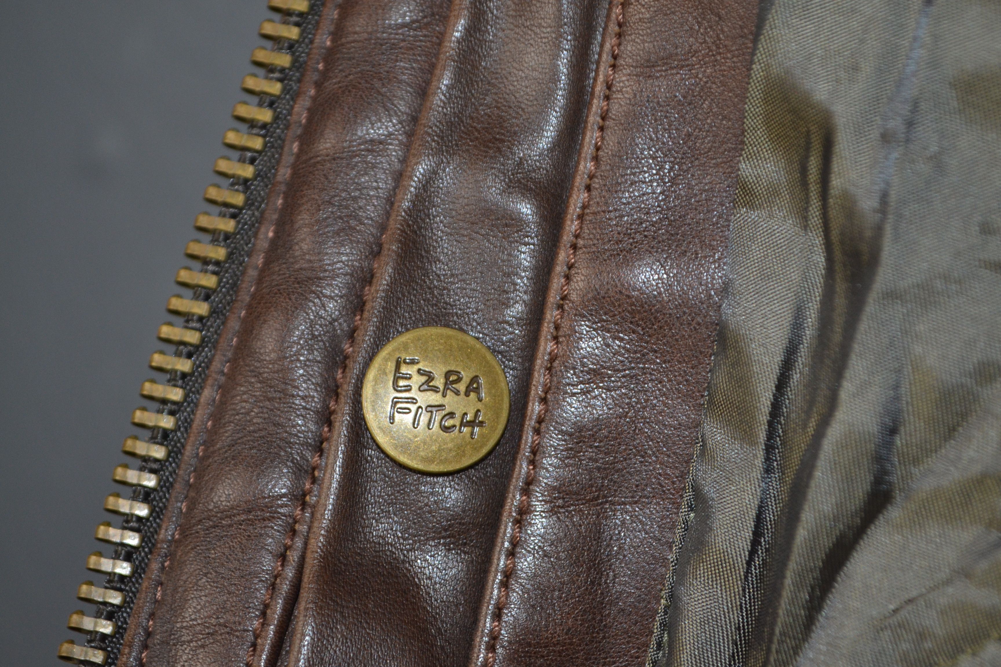 Other Ezra Fitch Cafe Racer Leather Motorcycle Jacket Size L Size US L / EU 52-54 / 3 - 13 Thumbnail