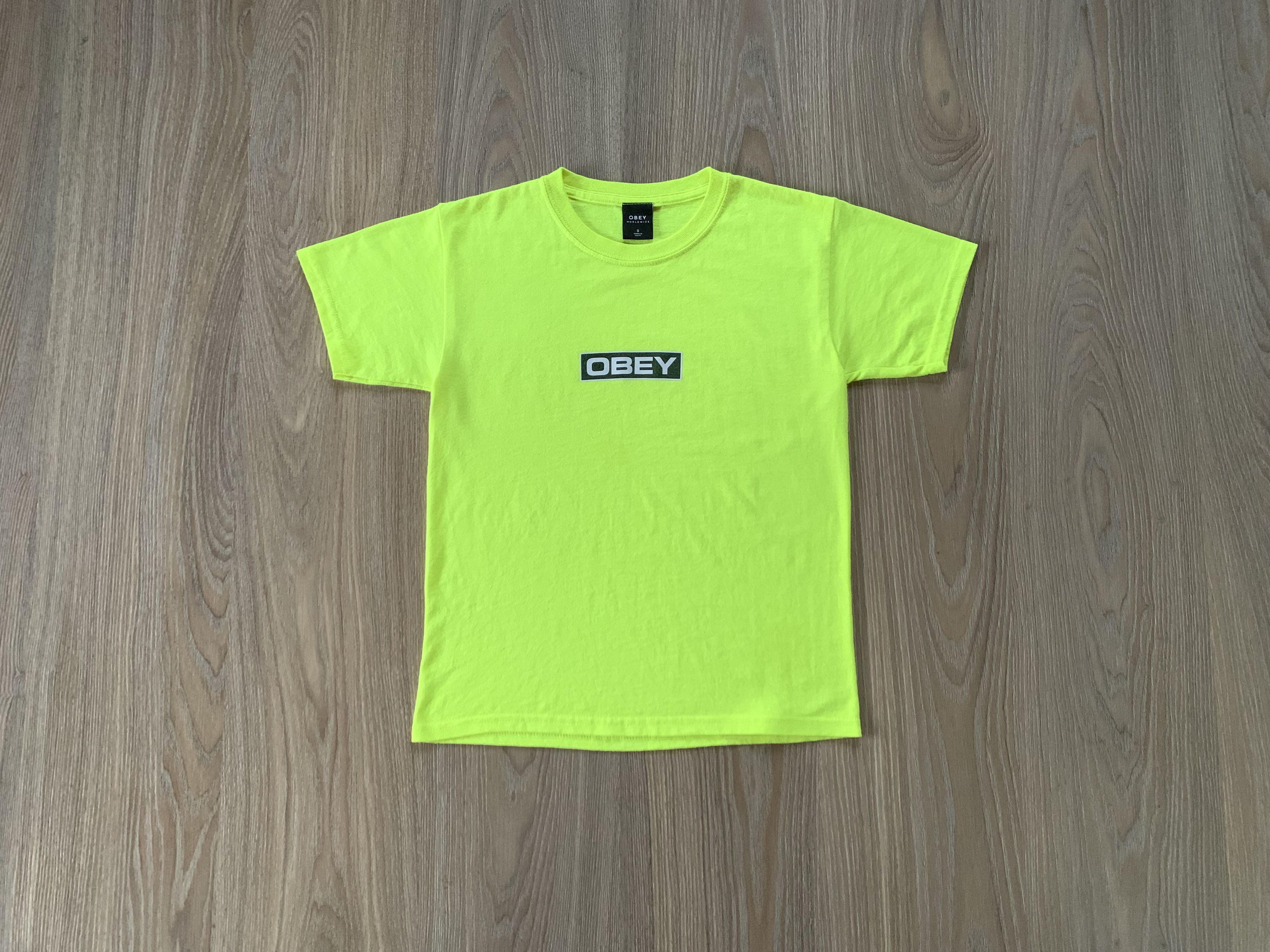 Mercedes-Benz × Tommy Hilfiger Obey Worldwide Womens Centr Logo Light Green T Shirt Size S / US 4 / IT 40 - 1 Thumbnail