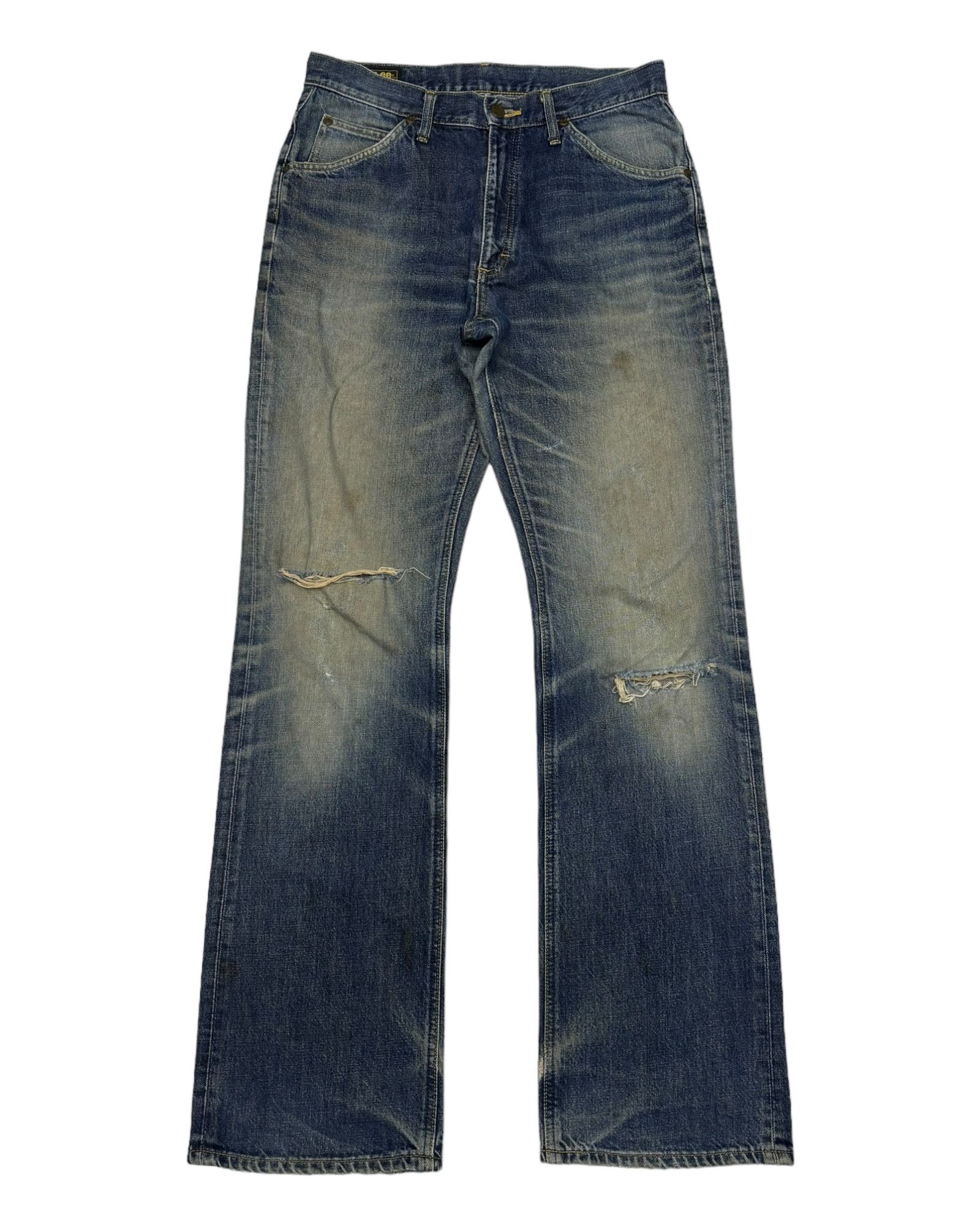 Hysteric Glamour FLARE‼️80s VINTAGE LEE RIDERS DISTRESS DENIM FLARE JEANS Size US 31 - 7 Thumbnail