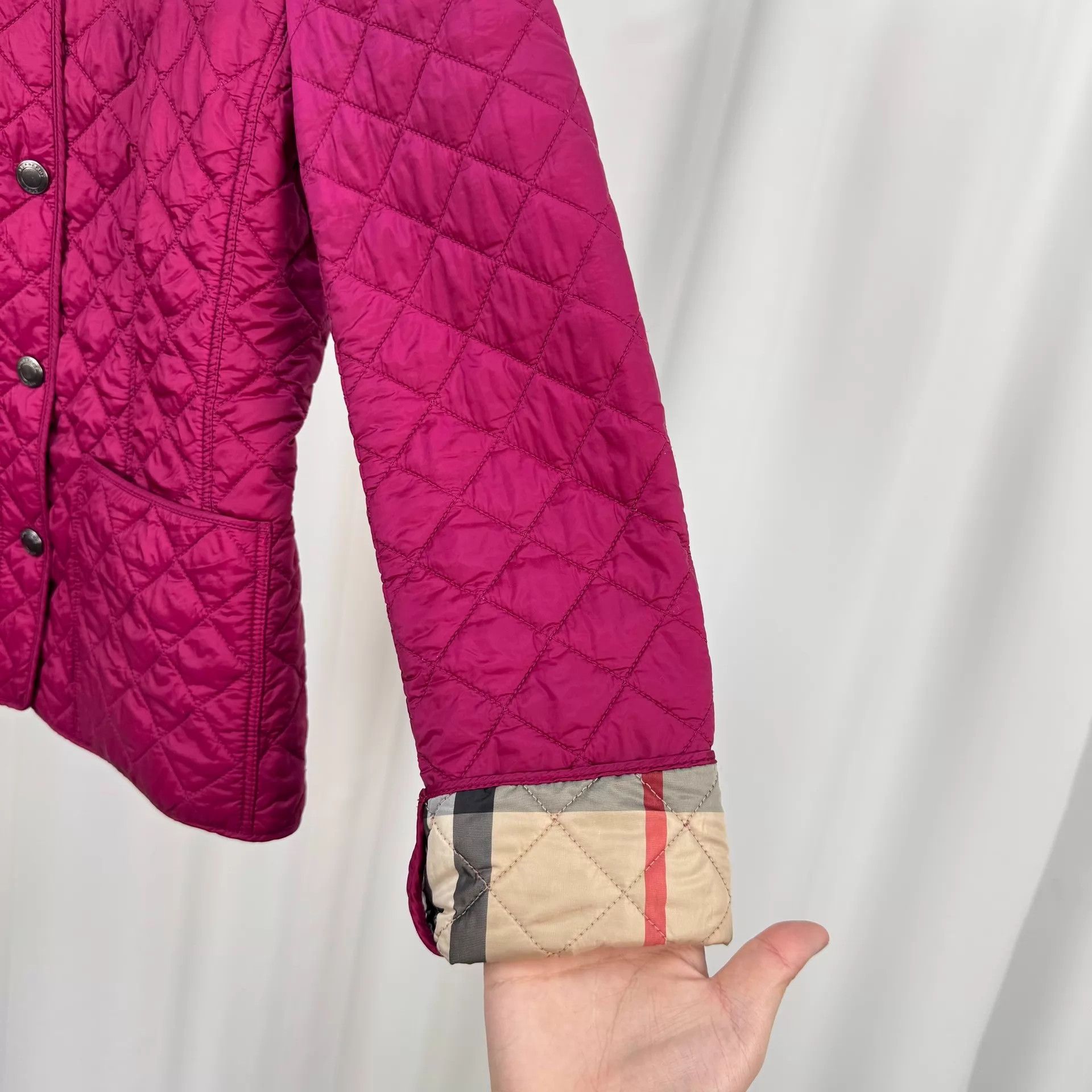 Burberry Burberry Lattice Check Cotton Jacket S 98 New Size S / US 4 / IT 40 - 4 Thumbnail