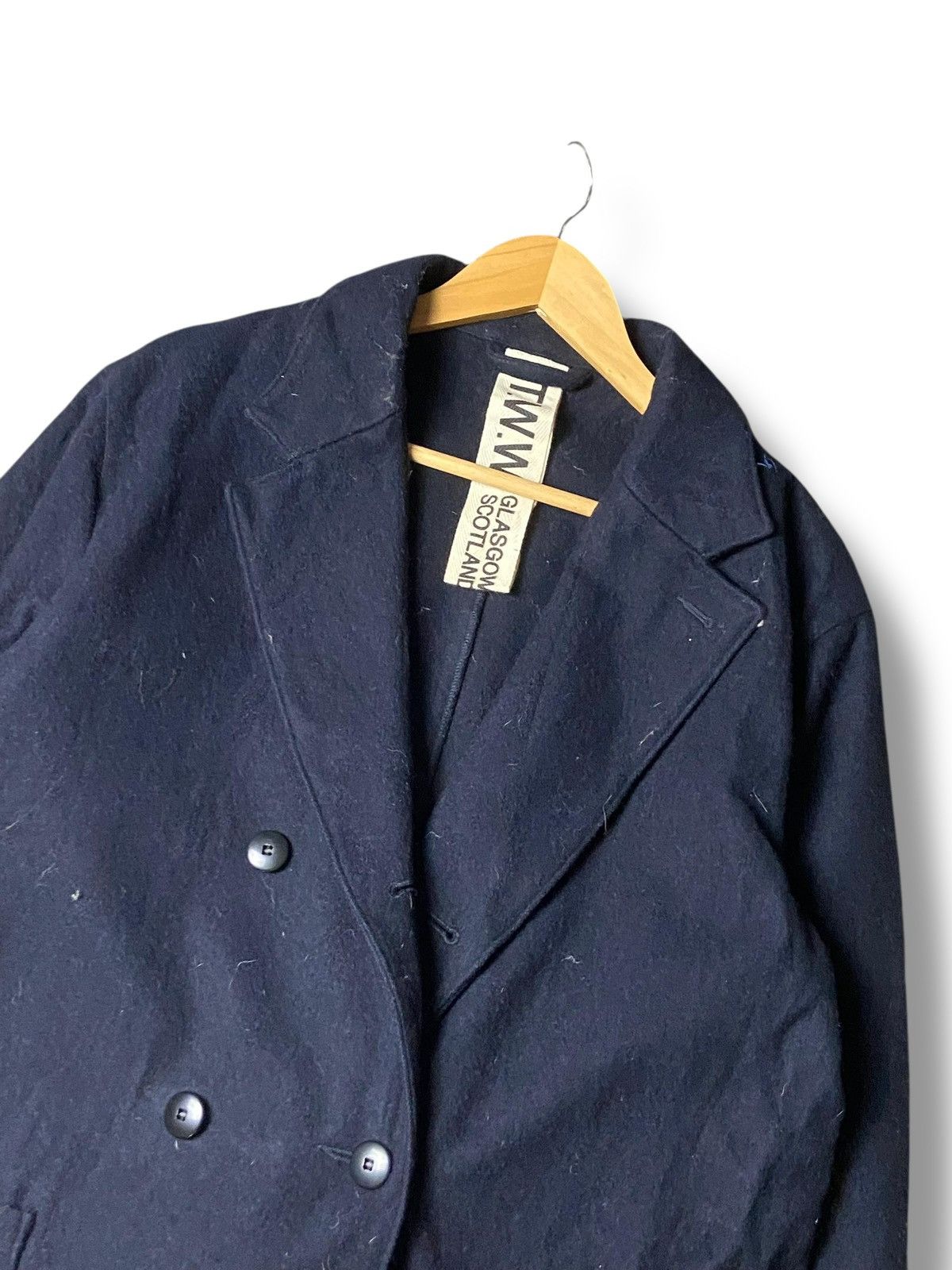 Japanese Brand T.W.W Glassgow Scotland Double Breasted Coat (156) Size US S / EU 44-46 / 1 - 6 Thumbnail