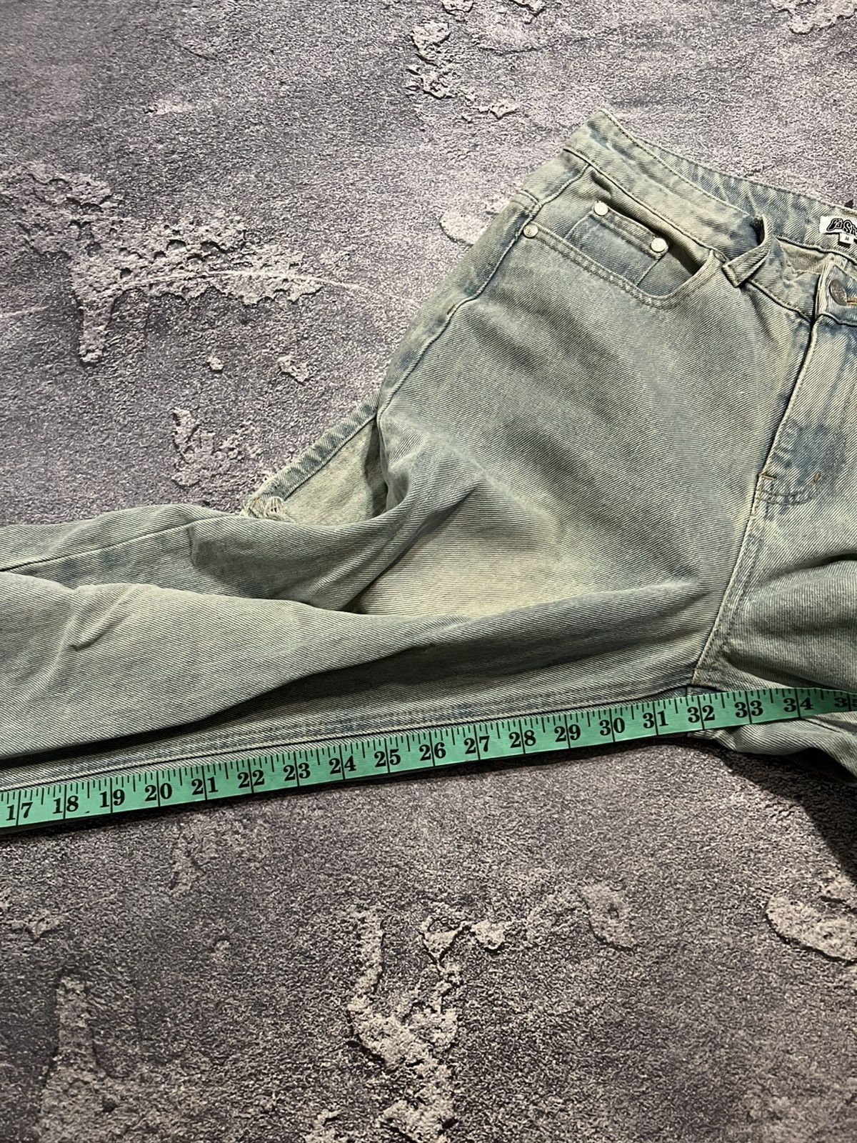 Japanese Brand Baggy Japanese Tokyo Vibe / Avant Blue Vintage / Archive Size US 30 / EU 46 - 10 Thumbnail