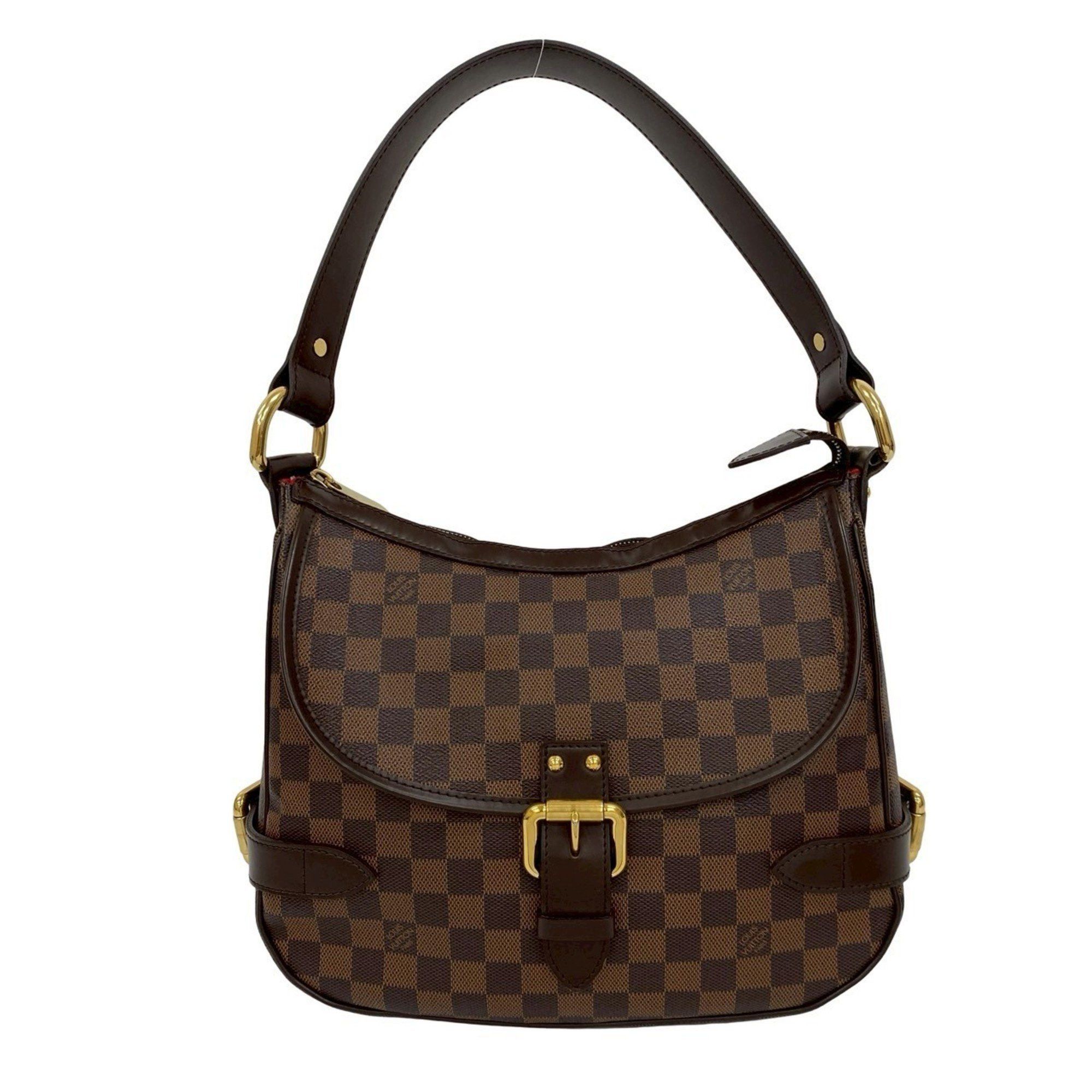 Louis Vuitton LOUIS VUITTON Highbury Damier Ebene Leather Semi-One Shoulder Bag Tote Brown 44227 Size ONE SIZE - 1 Thumbnail