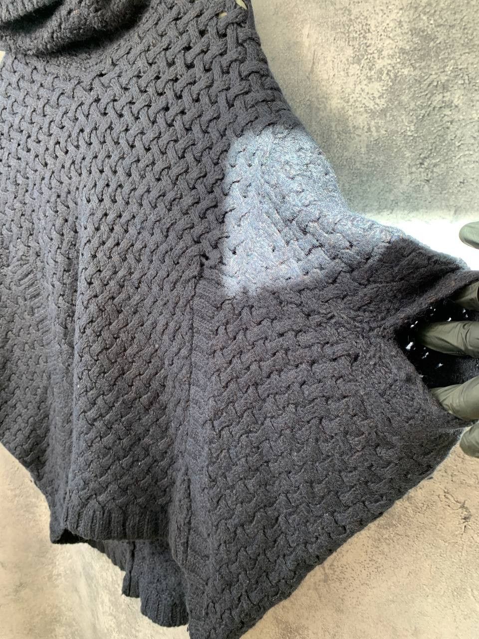 Massimo Dutti Massimo Dutti Turtle Neck KNIT Poncho Sweater Tunic Alpaca Size M / US 6-8 / IT 42-44 - 7 Thumbnail