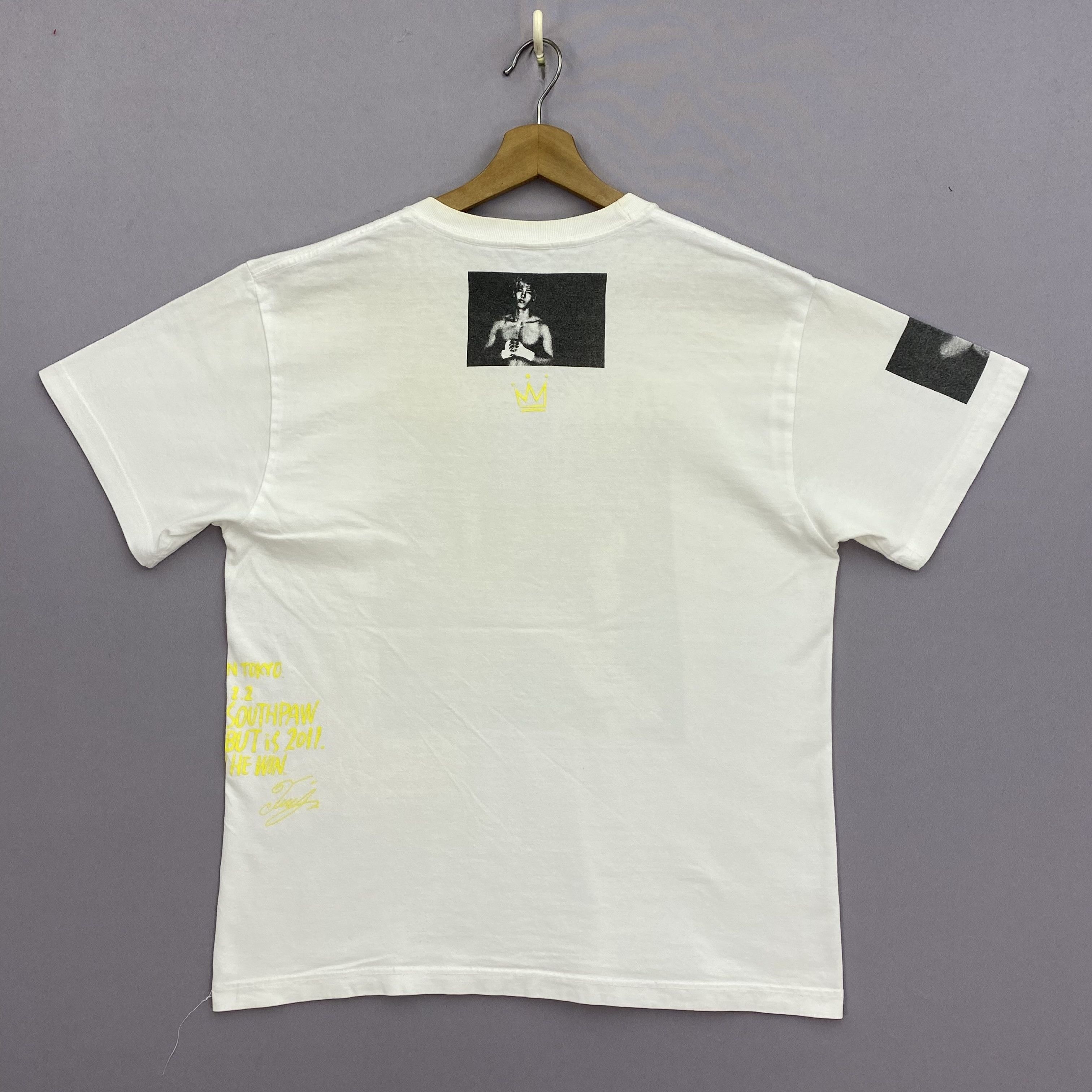 Japanese Brand Vintage Y2K Taiju Shiratori T-Shirt Muay Thai Kickboxer Tees Size US L / EU 52-54 / 3 - 2 Thumbnail
