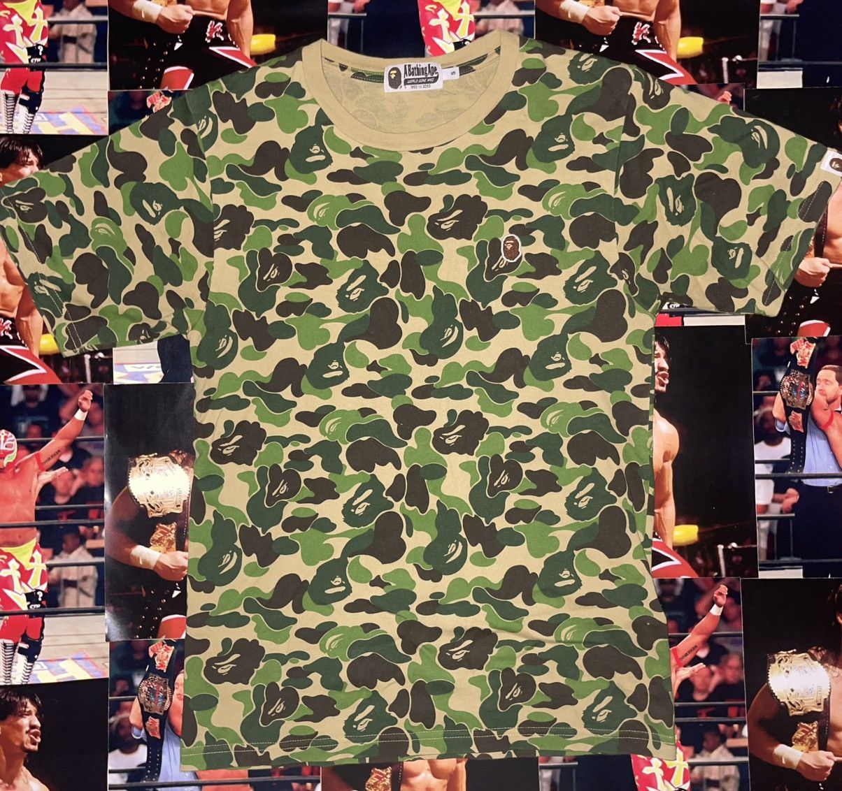 Bape Bape ABC Camo Ape Head One Point Tee (S) Size US S / EU 44-46 / 1 - 1 Thumbnail