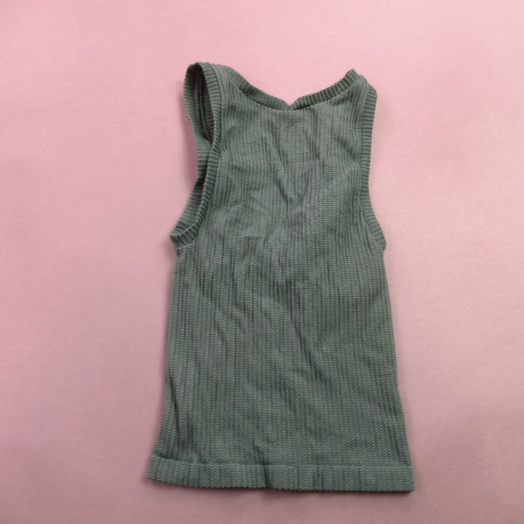 Free People Free People Shirt Womens XS Sleeveless Pullover V Neck Casual Green Size XS / US 0-2 / IT 36-38 - 5 Thumbnail