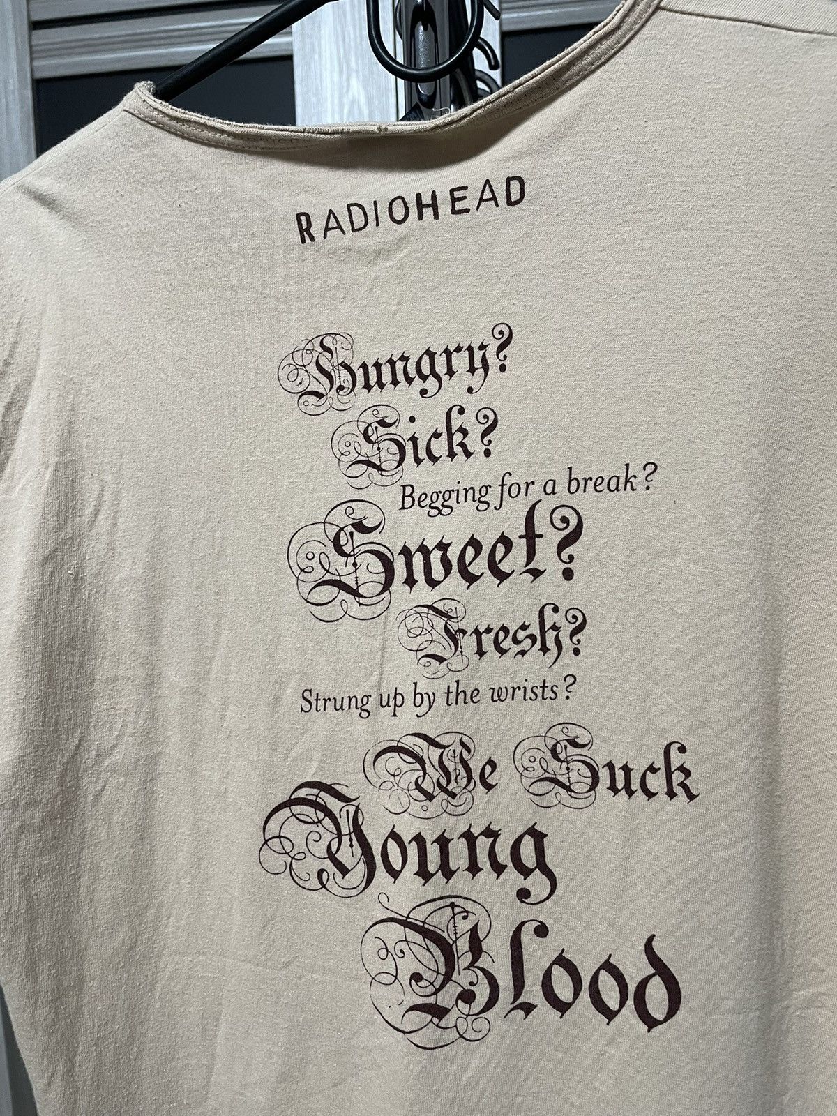 Band Tees × Vintage Vintage Rare RadioHead Tee By WASTE UK Size US M / EU 48-50 / 2 - 7 Thumbnail