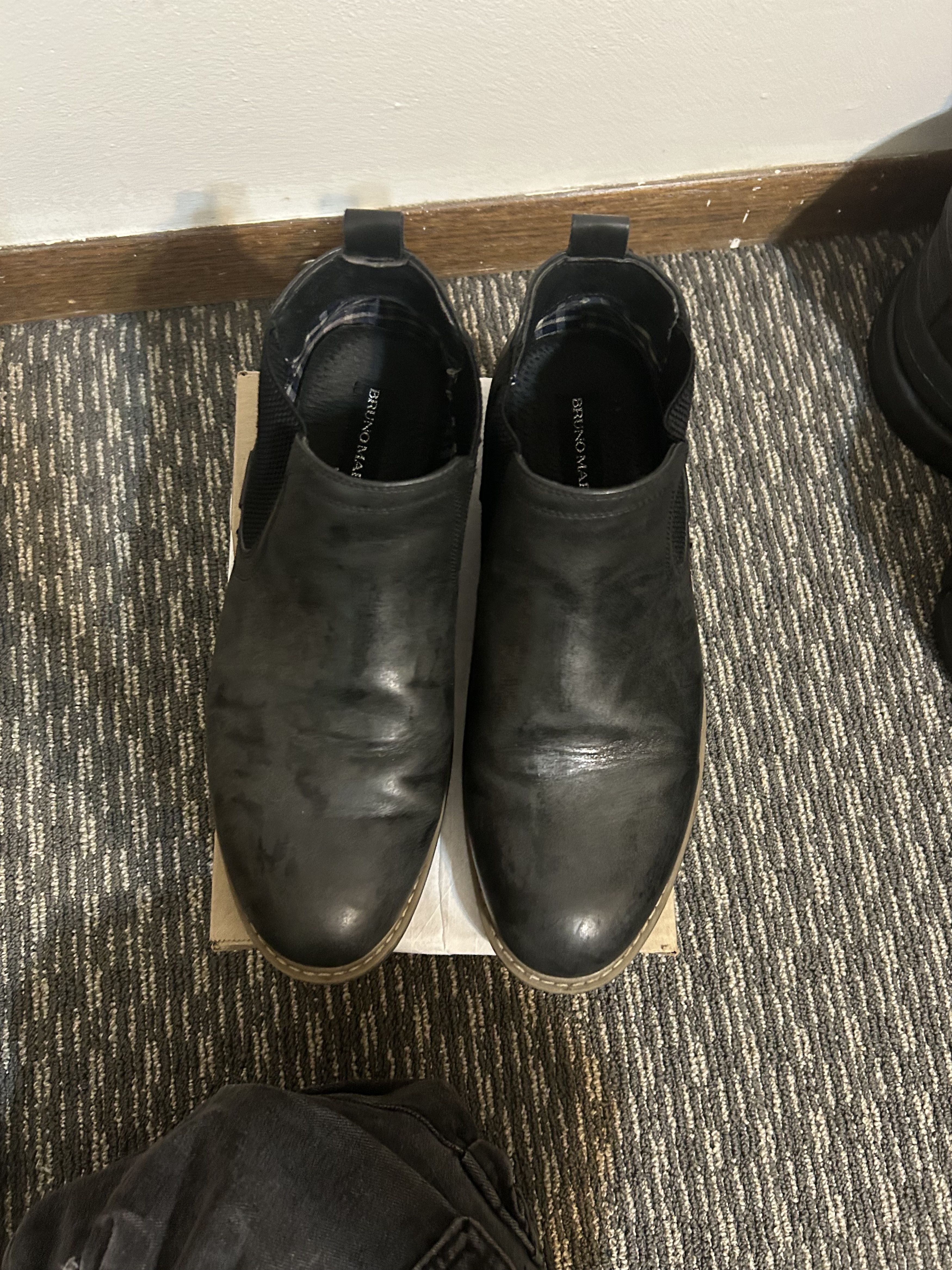 Other Bruno Marc Men's Chelsea Boots Classic Dress Size US 10 / EU 43 - 3 Thumbnail