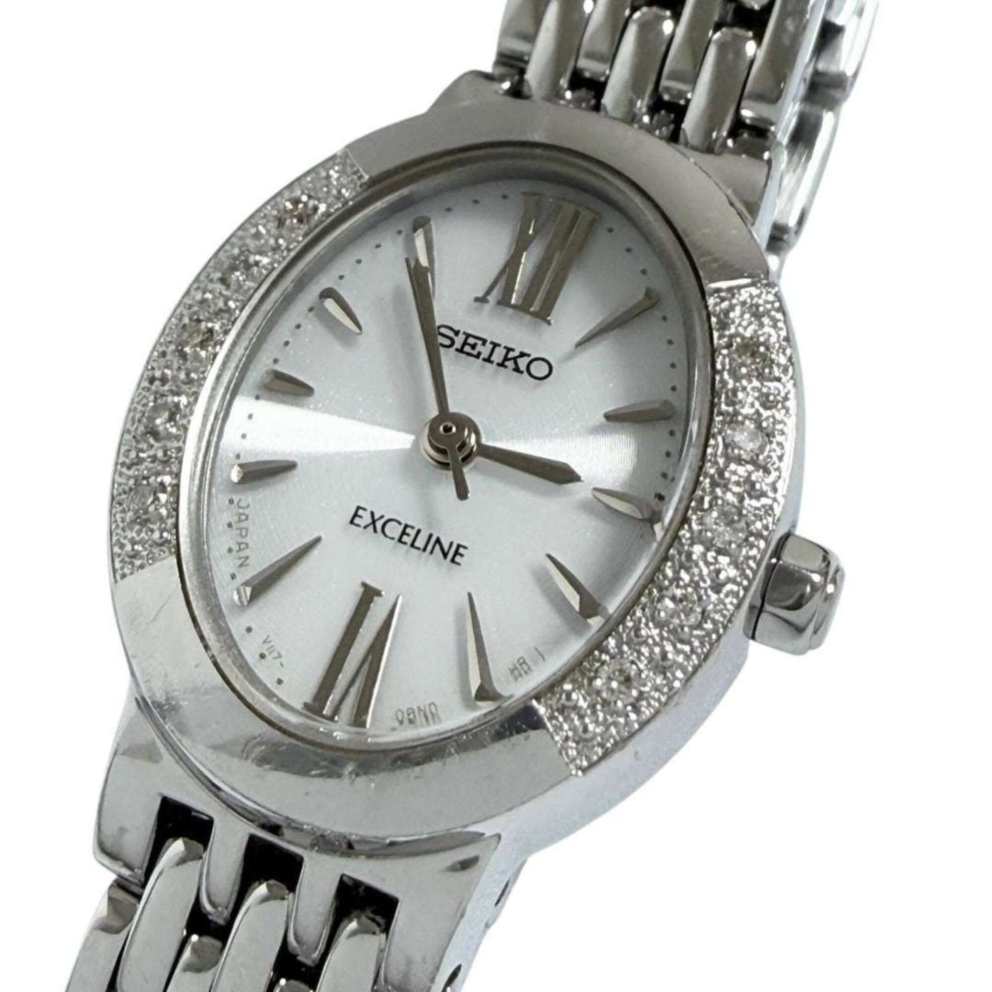 Seiko Seiko Dolce Exceline Ladies' Solar Watch with 10 Diamonds Size ONE SIZE - 1 Thumbnail