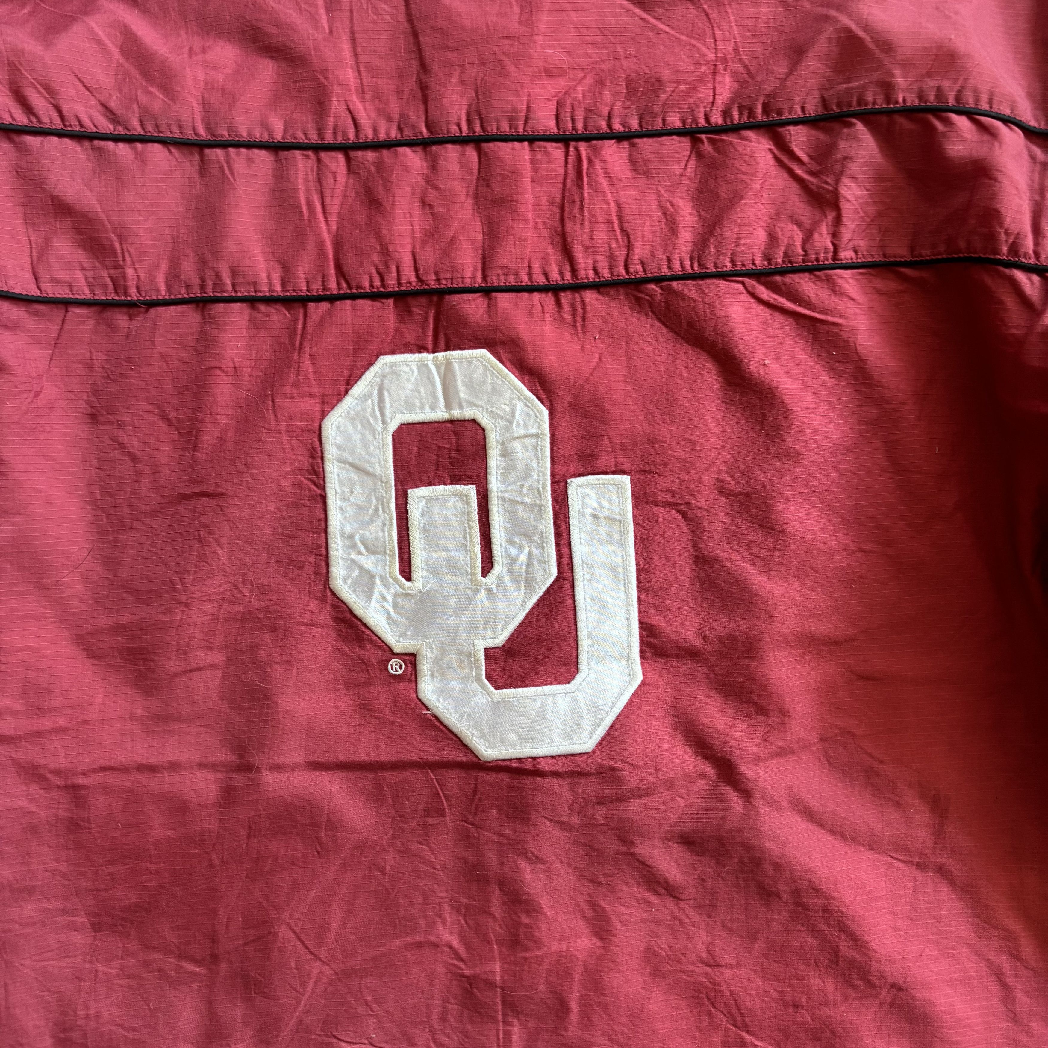 Starter Vintage Oklahoma Sooners Red Windbreaker Size US XXL / EU 58 / 5 - 6 Thumbnail