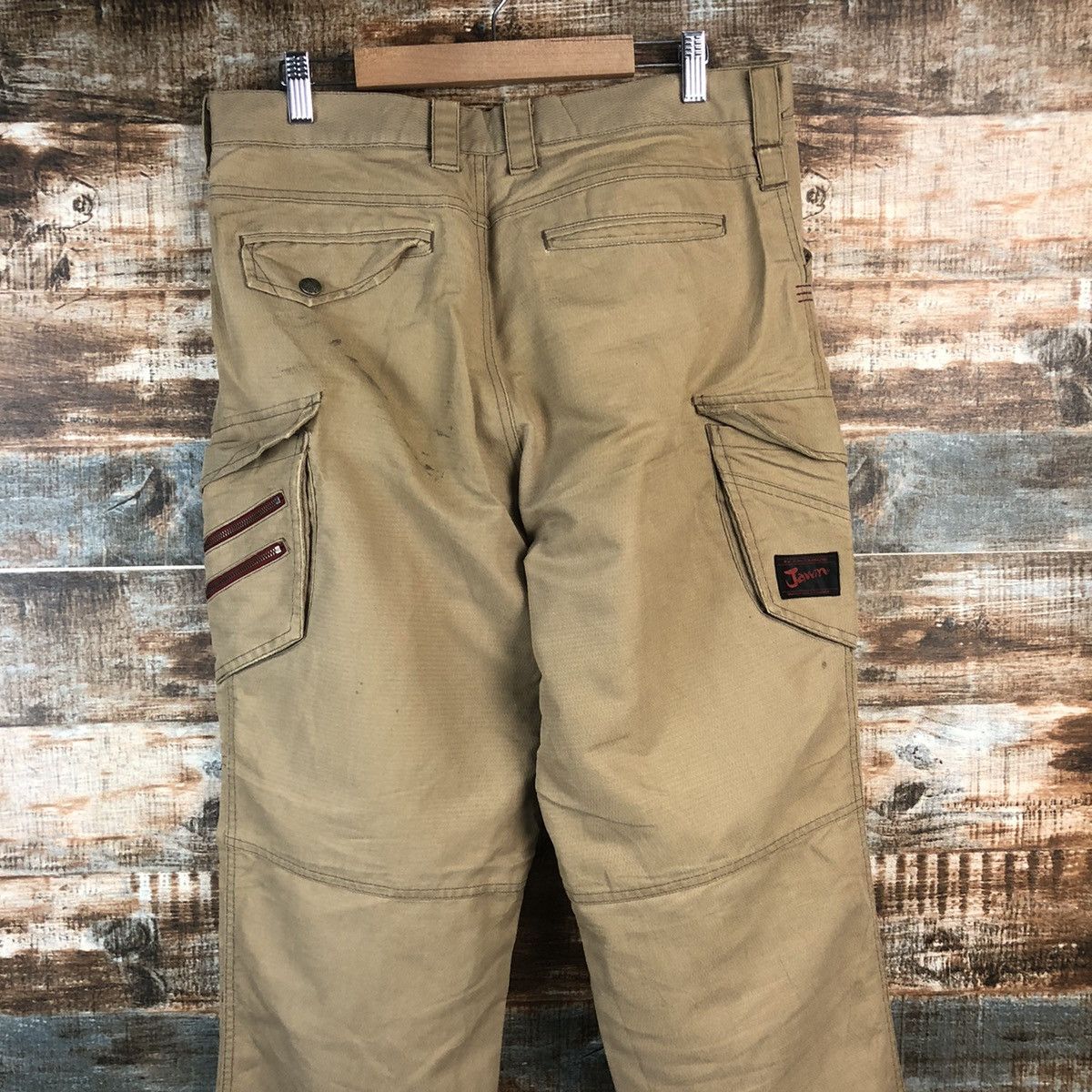 Japanese Brand DL Jawin Brown Cargo Multipocket Pants #C693 Size US 32 / EU 48 - 16 Thumbnail