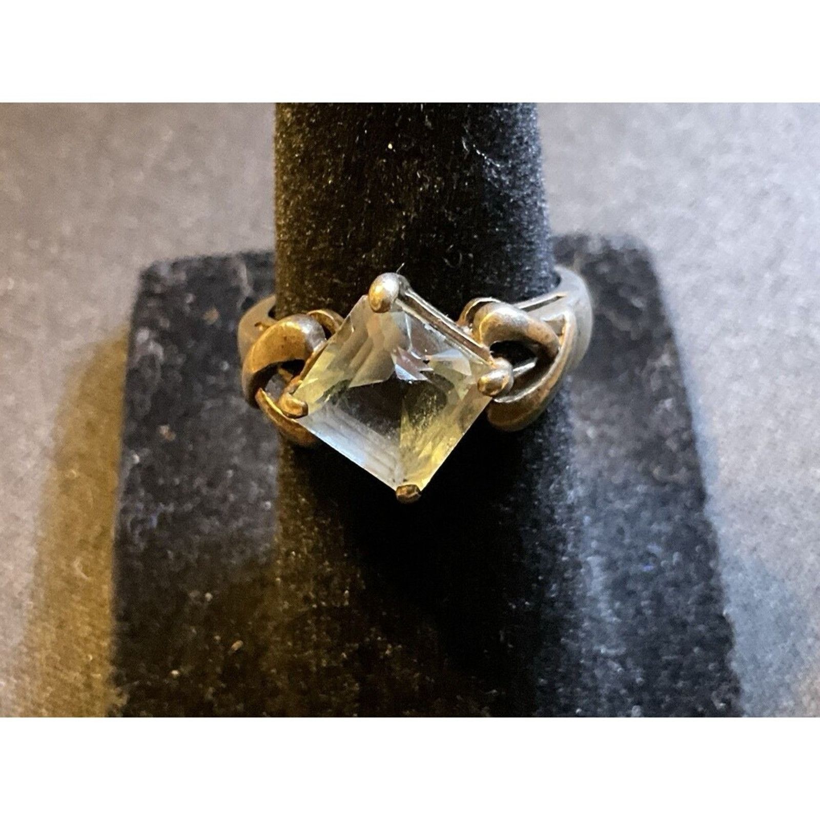 Other Vintage 925 Sterling Silver With Blue Topaz Stone Size 5.75 Size ONE SIZE - 1 Thumbnail