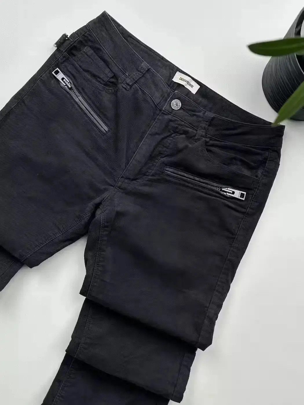 Zadig & Voltaire Zadig&Voltaire Zipped Pants (163) Size 38" / US 16 / IT 52 - 2 Thumbnail