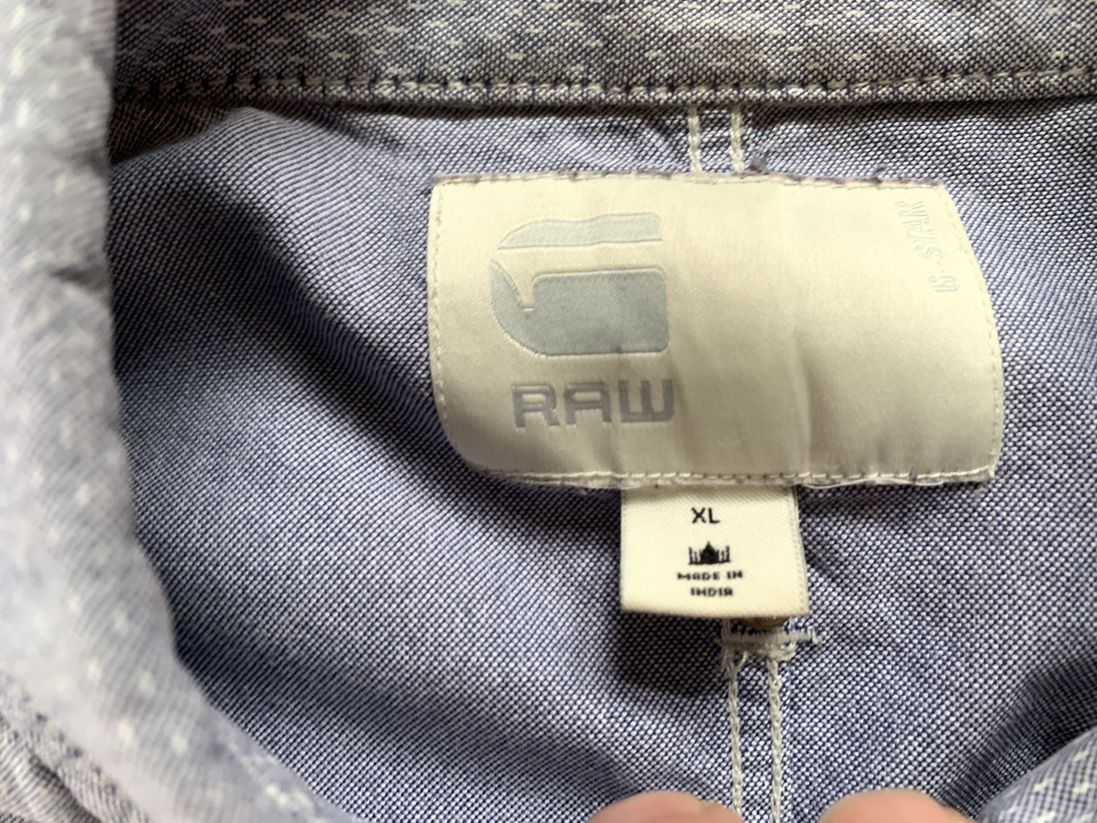 G-Star Mens G-Star Raw Long Sleeve Shirt Size US XL / EU 56 / 4 - 6 Thumbnail