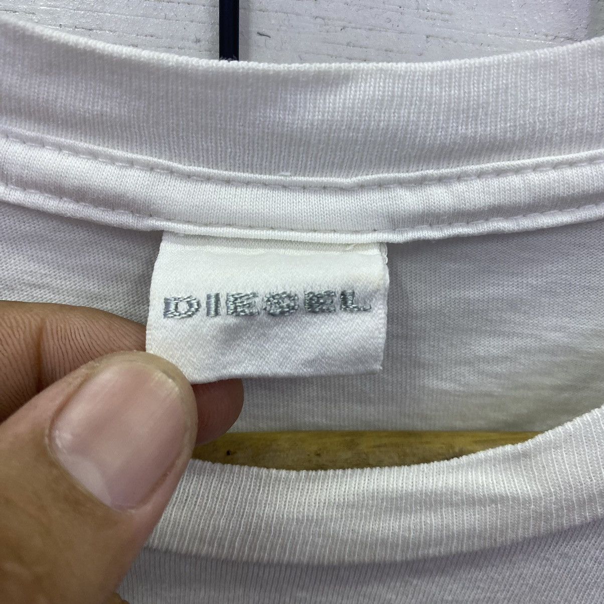 Diesel × Japanese Brand Vintage Diesel White Tee Size US XS / EU 42 / 0 - 3 Thumbnail