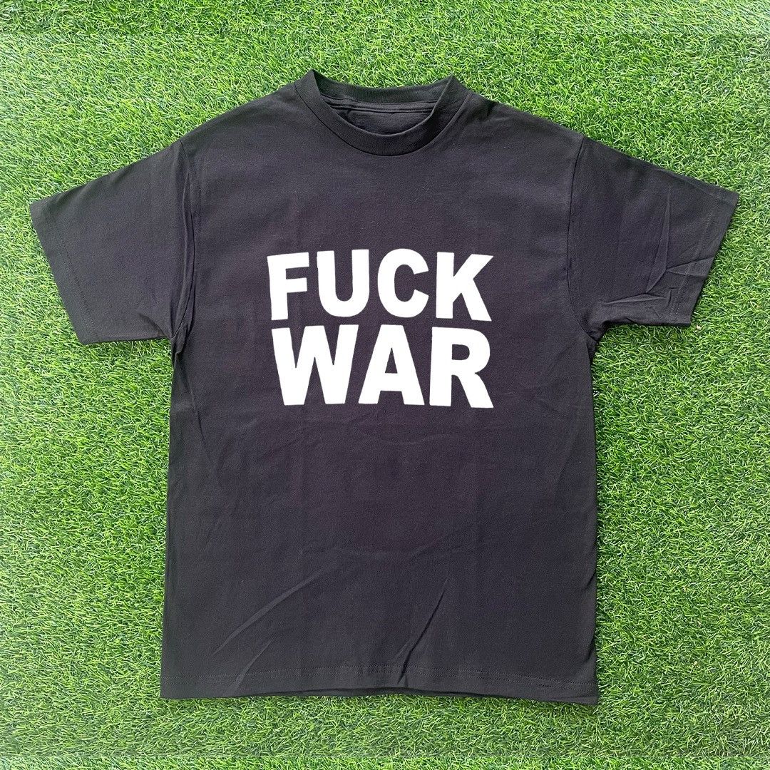 Vintage F*CK WAR TSHIRT Size US S / EU 44-46 / 1 - 1 Preview