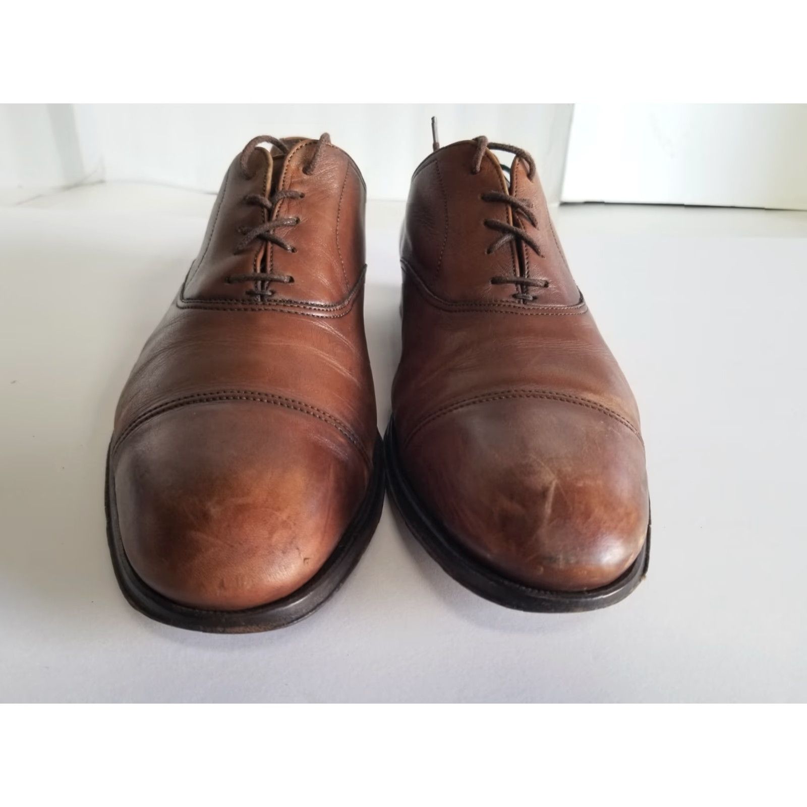 To Boot New York To Boot New York Shoes Cap Toe Oxford 1298 Italy Brown Calfskin Men’s Size 10 Mens Size ONE SIZE - 6 Thumbnail
