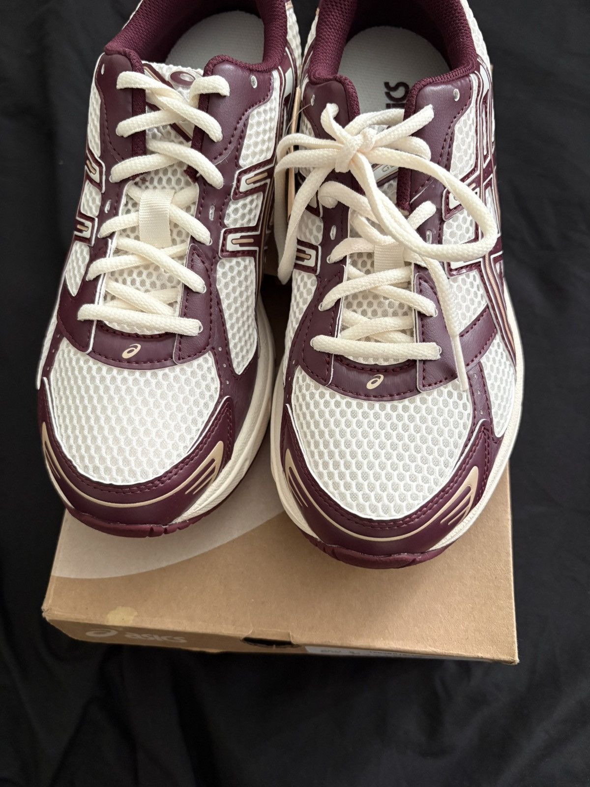 Asics Asics Gel Cream/Oxblood Red Size US 8.5 / IT 38.5 - 1 Thumbnail