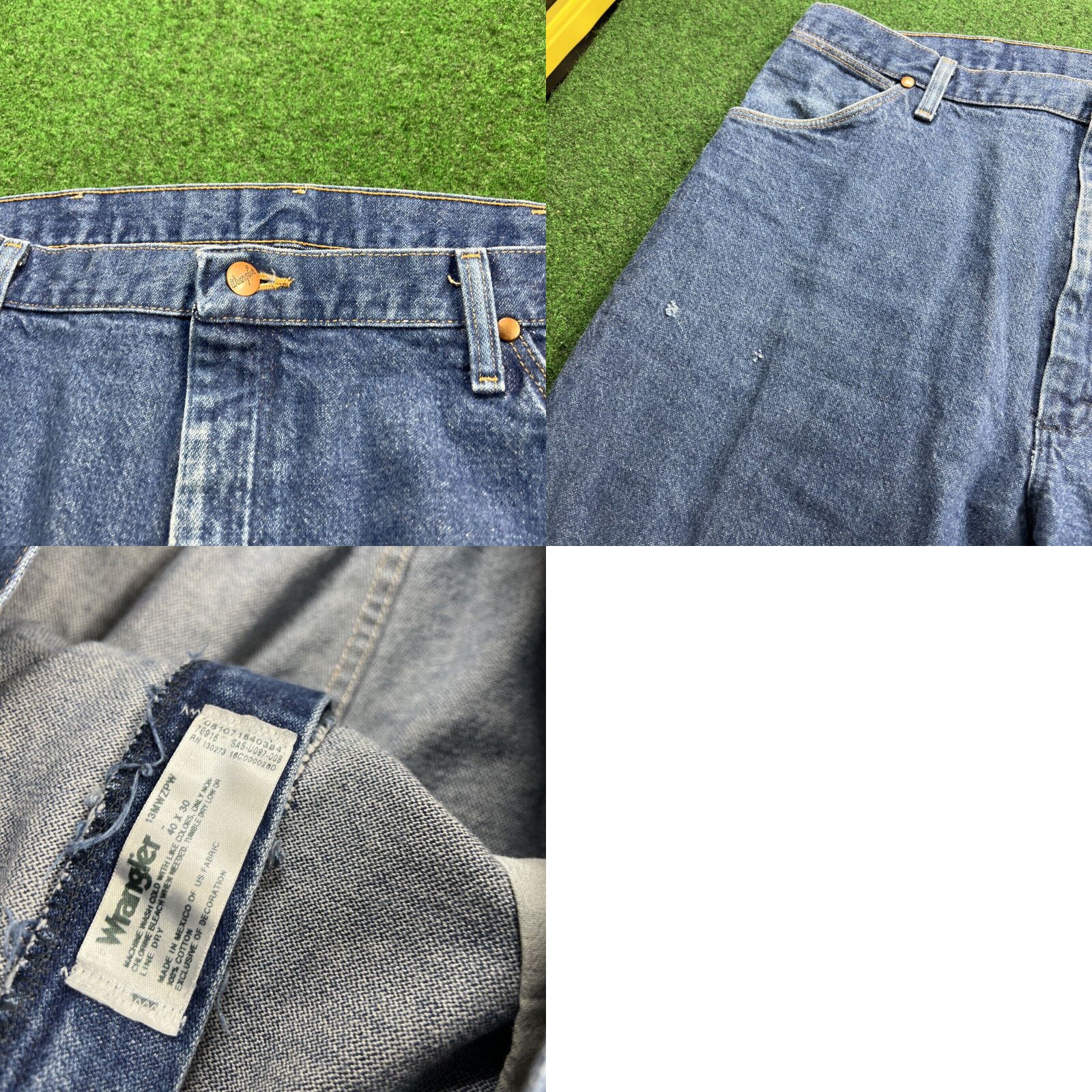Wrangler Wrangler Men 936 Cowboy Cut Straight Blue Jeans Size 40x30 (39x29.5) Size US 40 / EU 56 - 8 Thumbnail