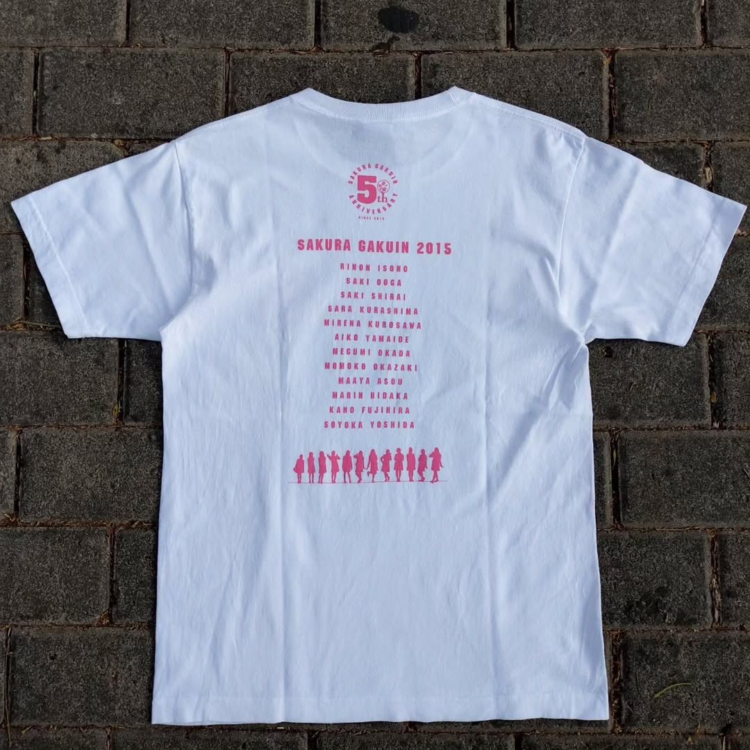 Band Tees Sakura Gakuin BABYMETAL 5th Anniversary Live 2015 Tee Size US M / EU 48-50 / 2 - 1 Thumbnail