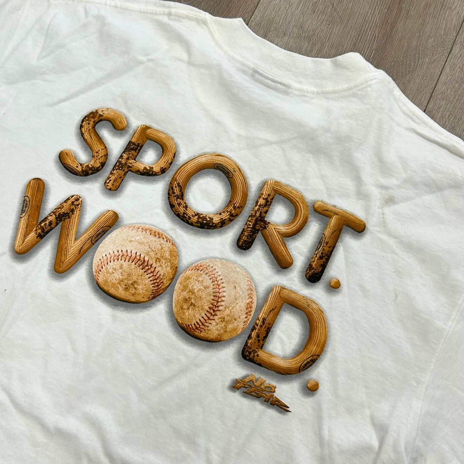 No Fear No Fear Sport Wood Baseball Tee T Shirt Size XL B4 Size US XL / EU 56 / 4 - 2 Thumbnail