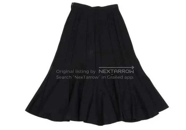Other Comme Des Garcons size M Black retro umbrella skirt Size 23" - 3 Thumbnail