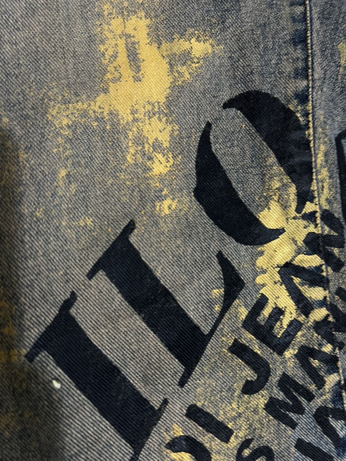 If Six Was Nine × Japanese Brand × Le Grande Bleu (L.G.B.) Iloi jeans distressed mudwash splatter Denim pants Size US 29 - 6 Thumbnail