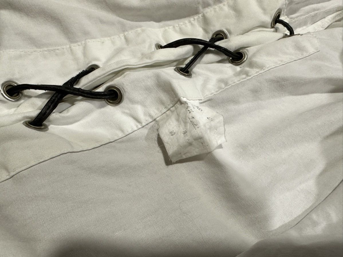 Hysteric Glamour × If Six Was Nine × Japanese Brand 🔥Sick Y2K Moderm Poem Bondage Laces Up Shirt Size US XXL / EU 58 / 5 - 6 Thumbnail