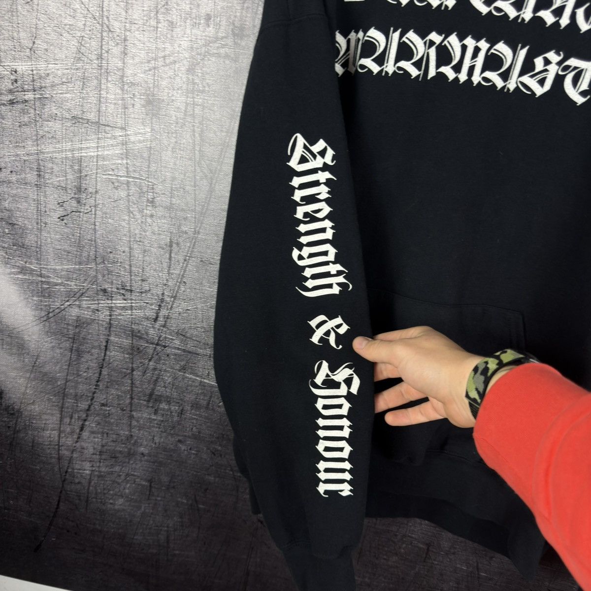 Band Tees Vintage 2001 satanic warmaster strength and honour hoodie Size US XXL / EU 58 / 5 - 5 Thumbnail