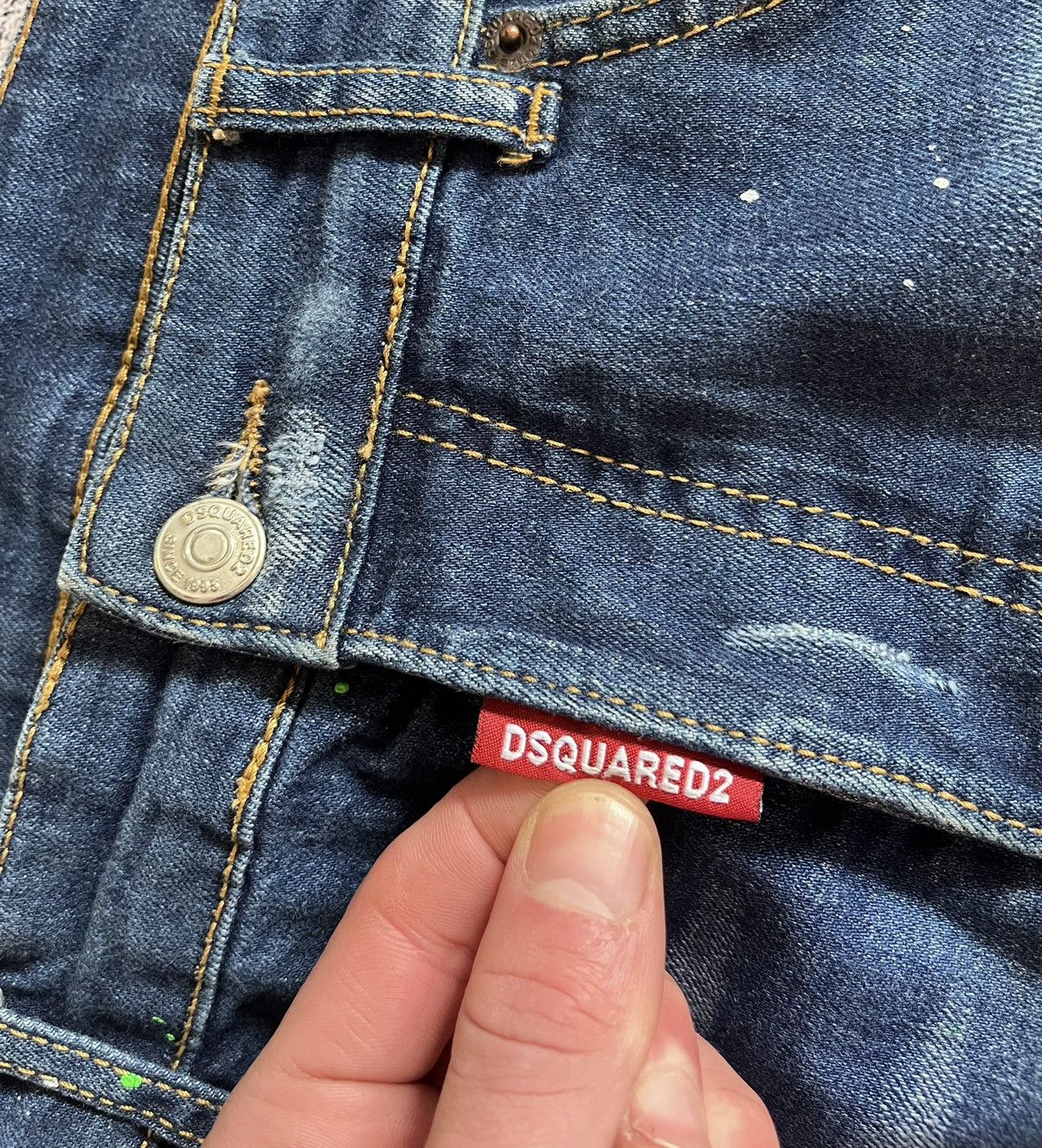 Dsquared2 Dsquared2 Men’s Jeans Denim Slim Jean Made In Italy Size 46 Size US 30 / EU 46 - 5 Thumbnail