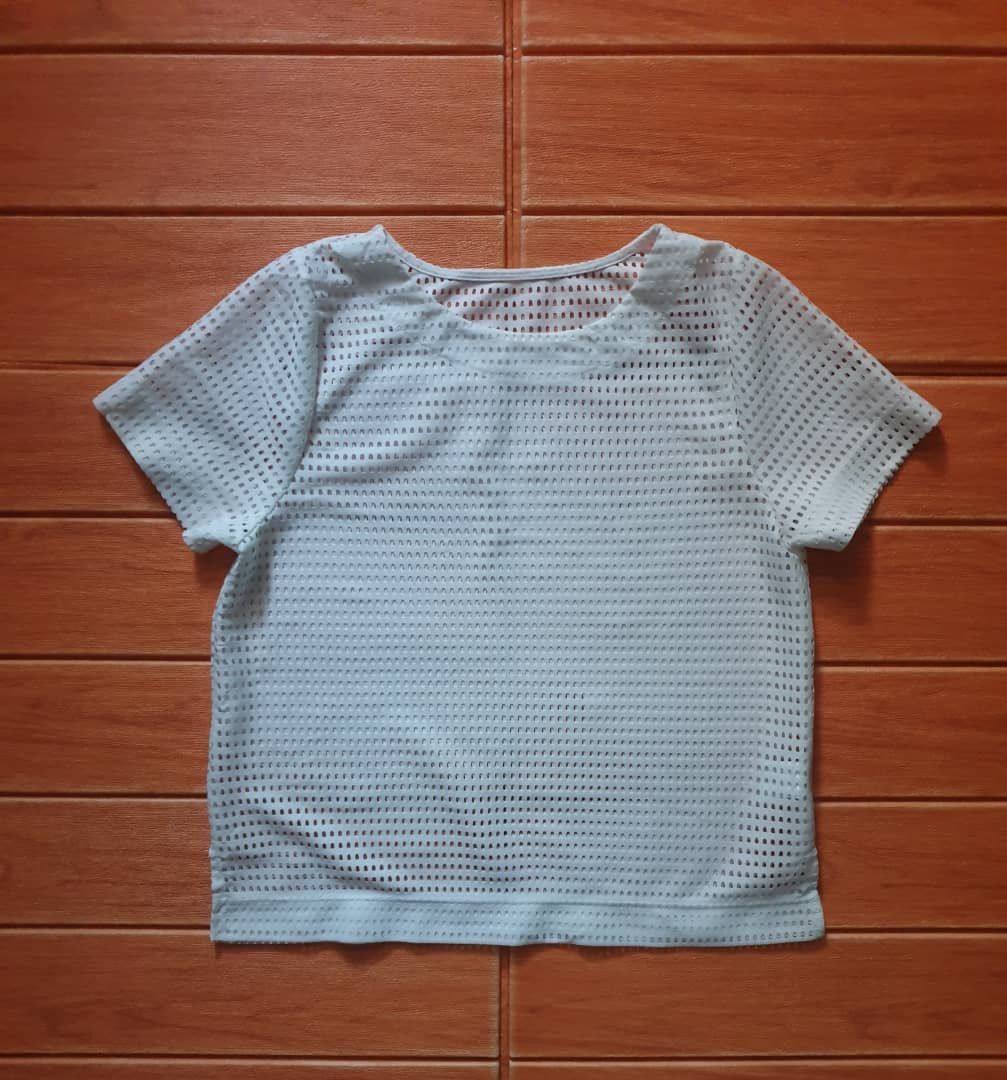 Japanese Brand Punk rock harajuku white colour Mesh Shirt Size S / US 4 / IT 40 - 1 Thumbnail