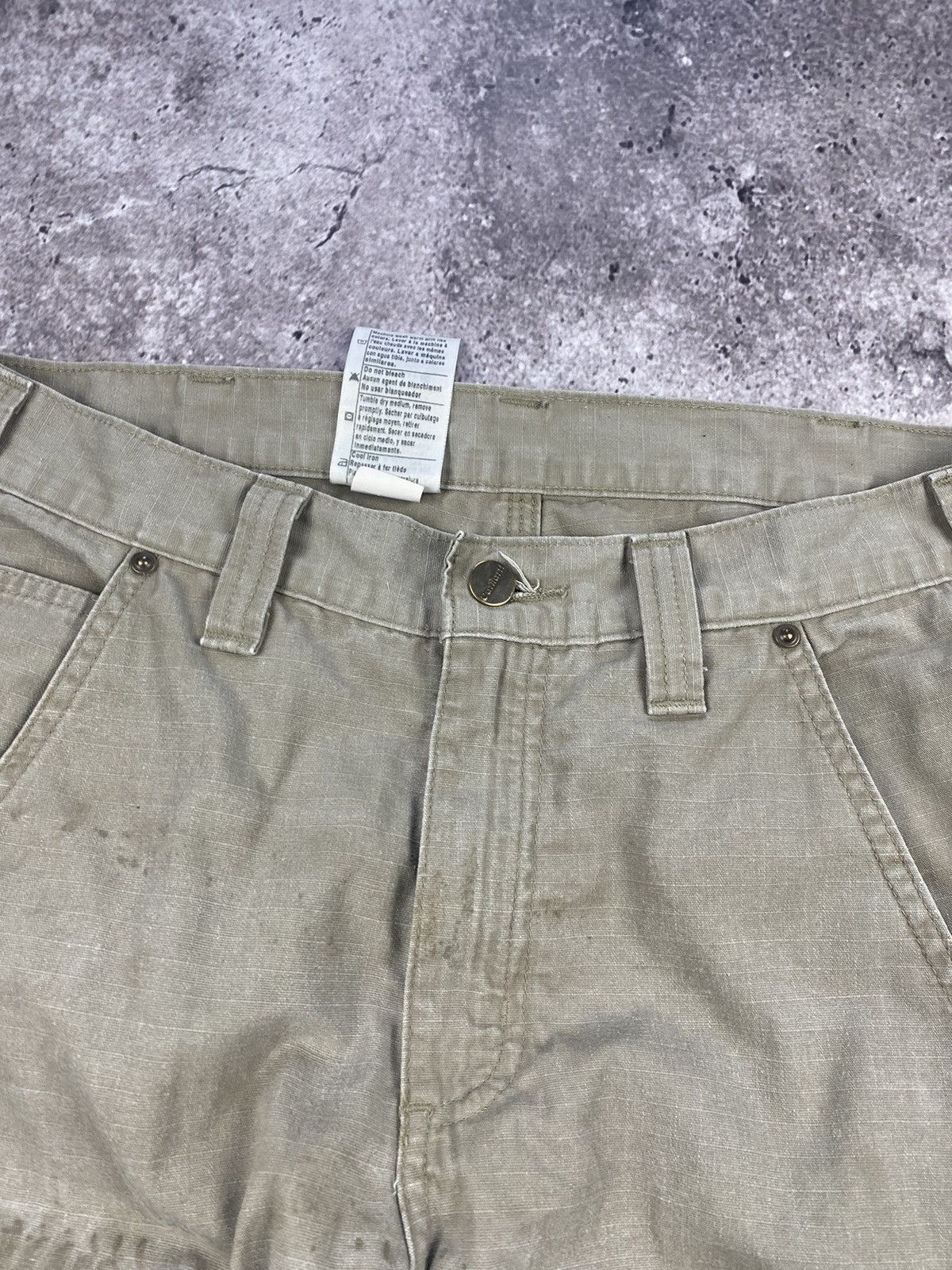 Carhartt × Vintage Vintage Carhartt Y2K Carpenter Pants Workwear Very Rare 00’s Size US 32 / EU 48 - 12 Thumbnail