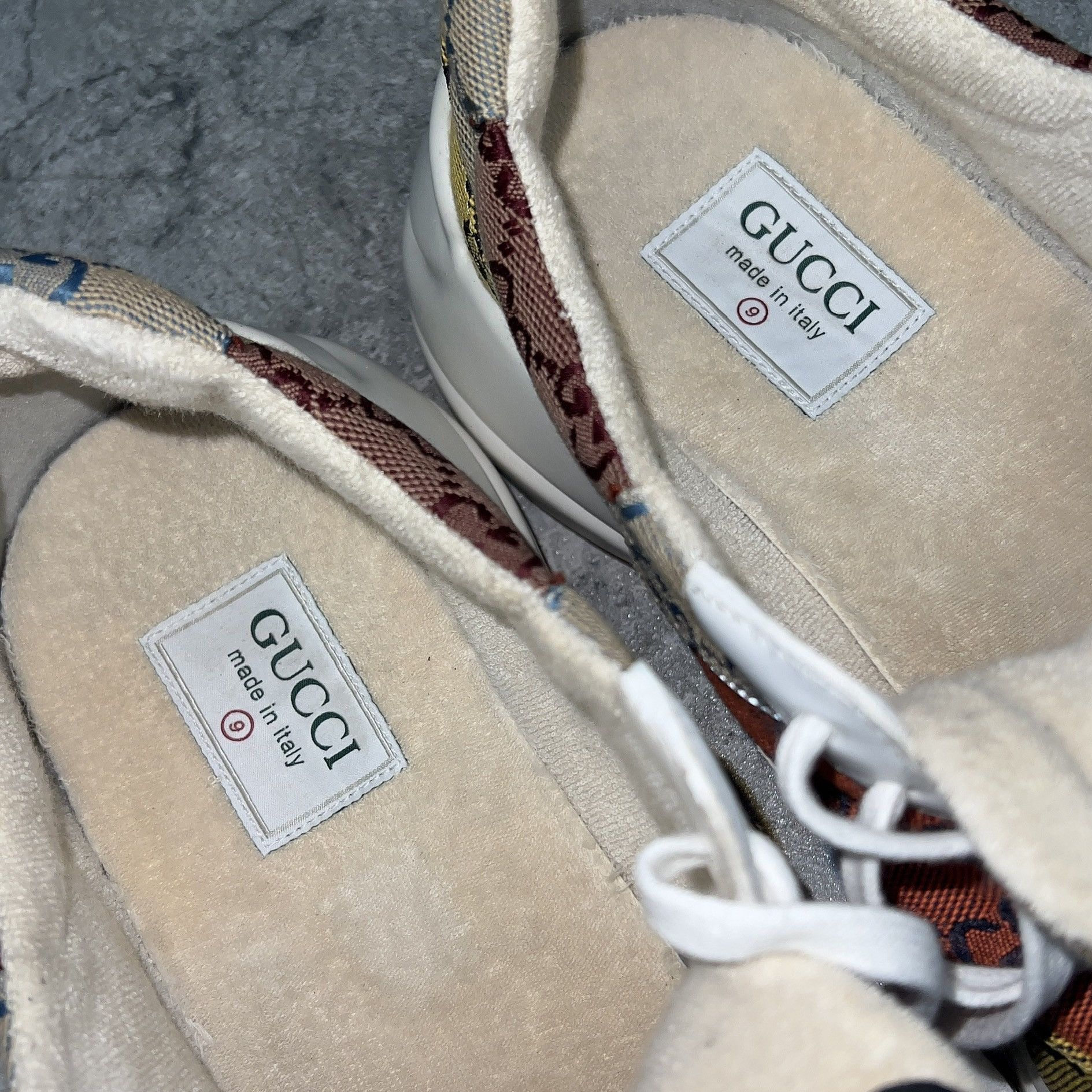 Gucci Gucci GG Rhyton Sneakers Canvas Fabric Size US 9.5 / EU 42-43 - 9 Thumbnail