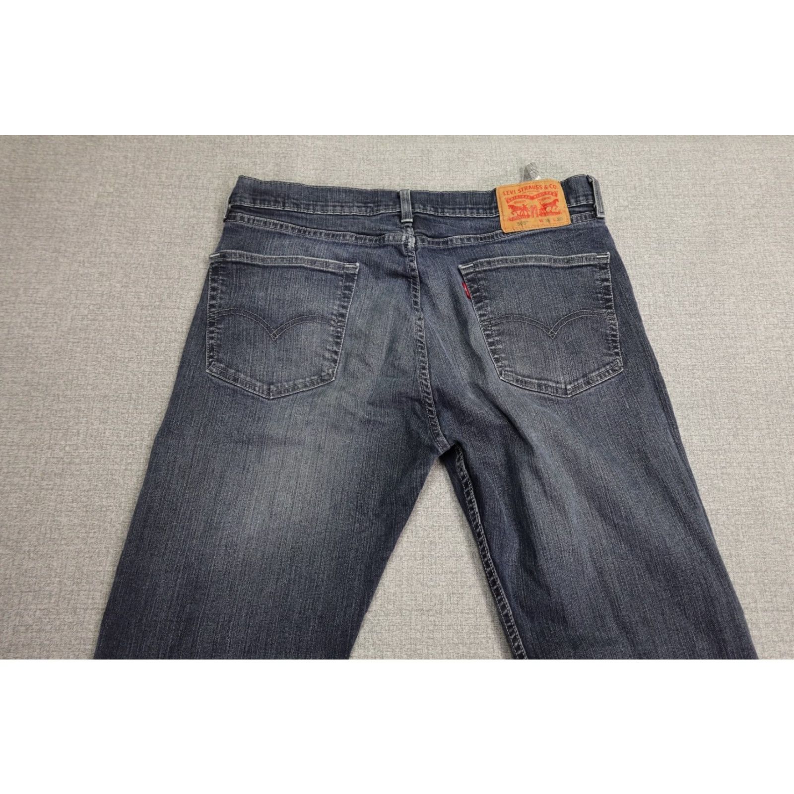 Levi's Levi's 505 Jeans Men 36x30 Blue Relaxed Straight Dark Wash Denim USA Size US 36 / EU 52 - 5 Thumbnail