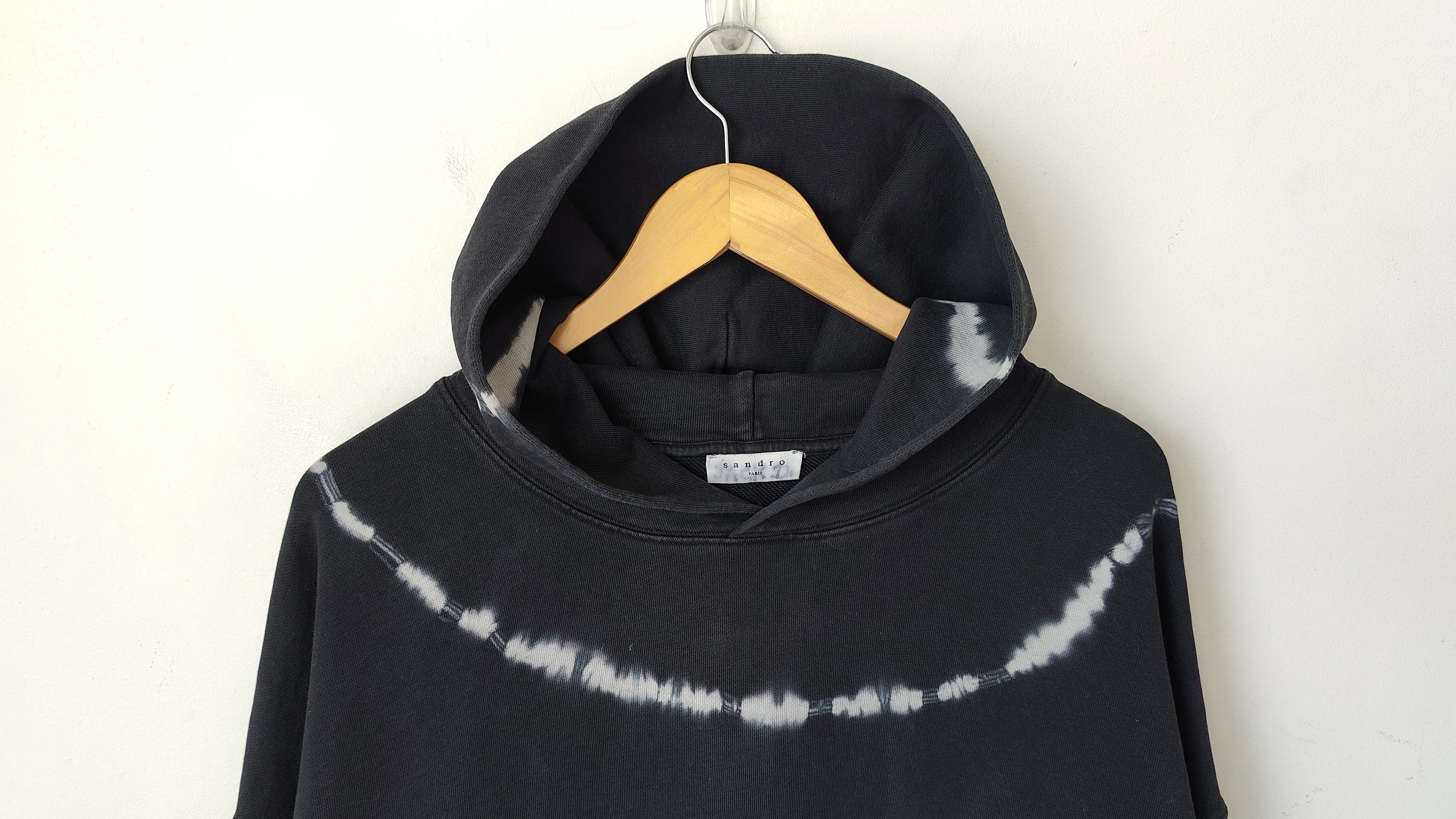 Sandro Sandro Tie Dye Oversized Hoodie Sweatshirt Size US L / EU 52-54 / 3 - 2 Thumbnail