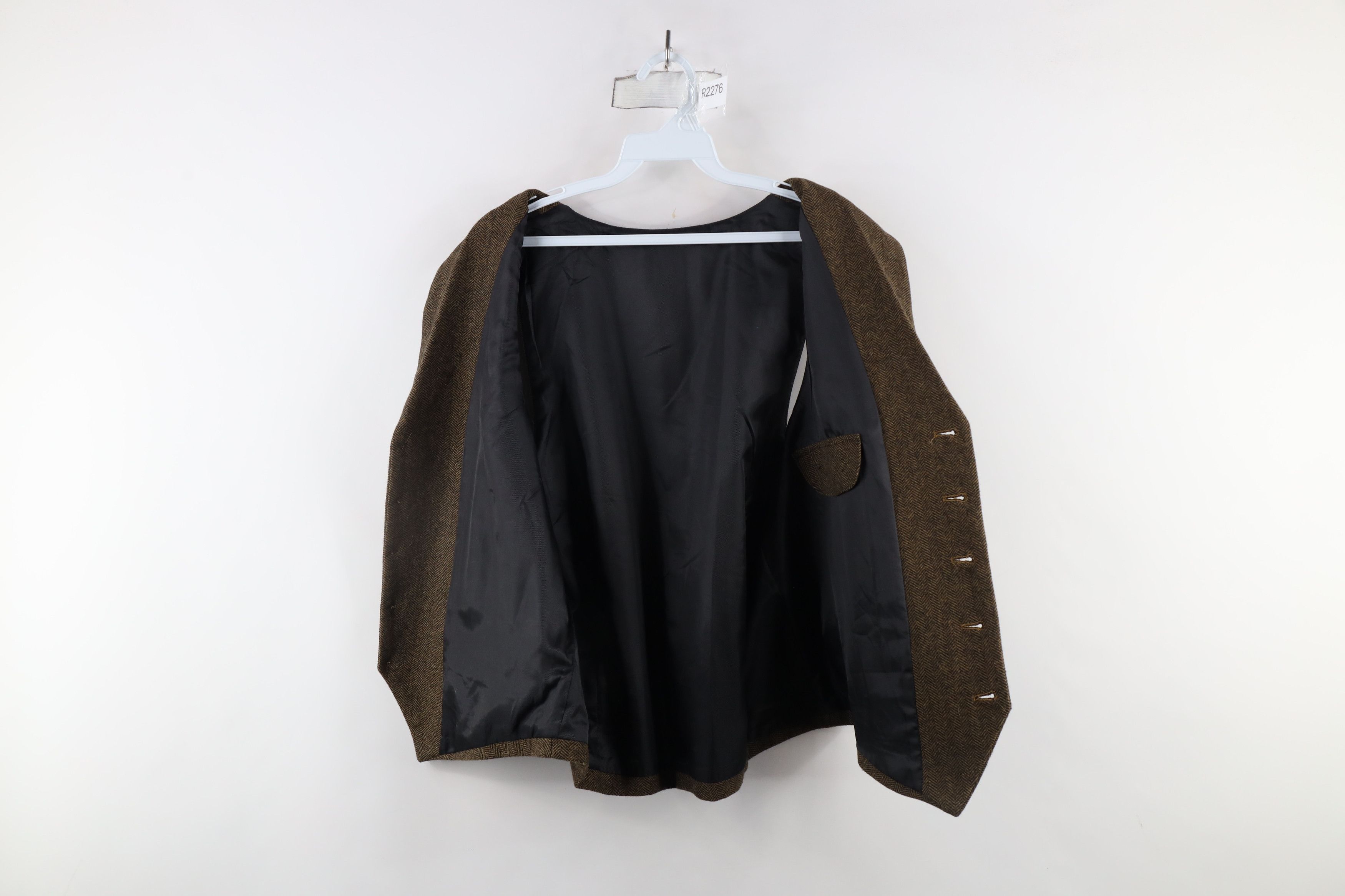 Vintage Vintage 90s Streetwear Herringbone Buckle Back Vest Jacket Size US M / EU 48-50 / 2 - 6 Thumbnail