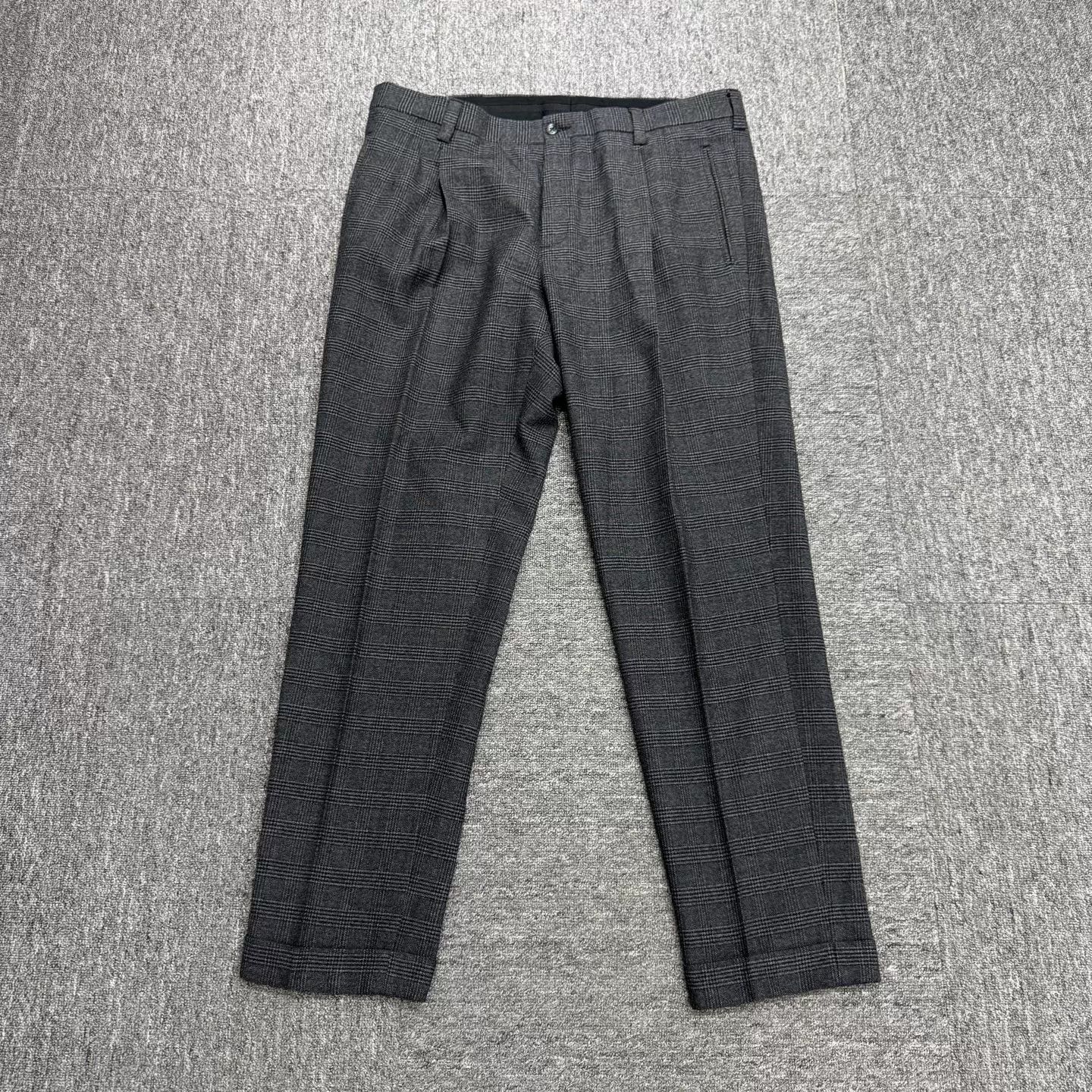Dolce & Gabbana DG Check Wool Casual Pants Size US 34 / EU 50 - 1 Thumbnail