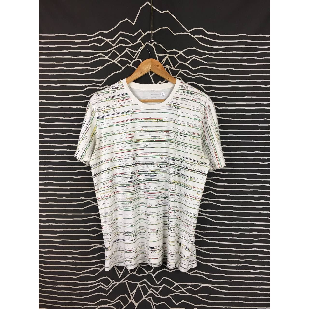 Arts & Science Science Abstract Data Chart Pattern All Over Print Tee Size US L / EU 52-54 / 3 - 2 Thumbnail