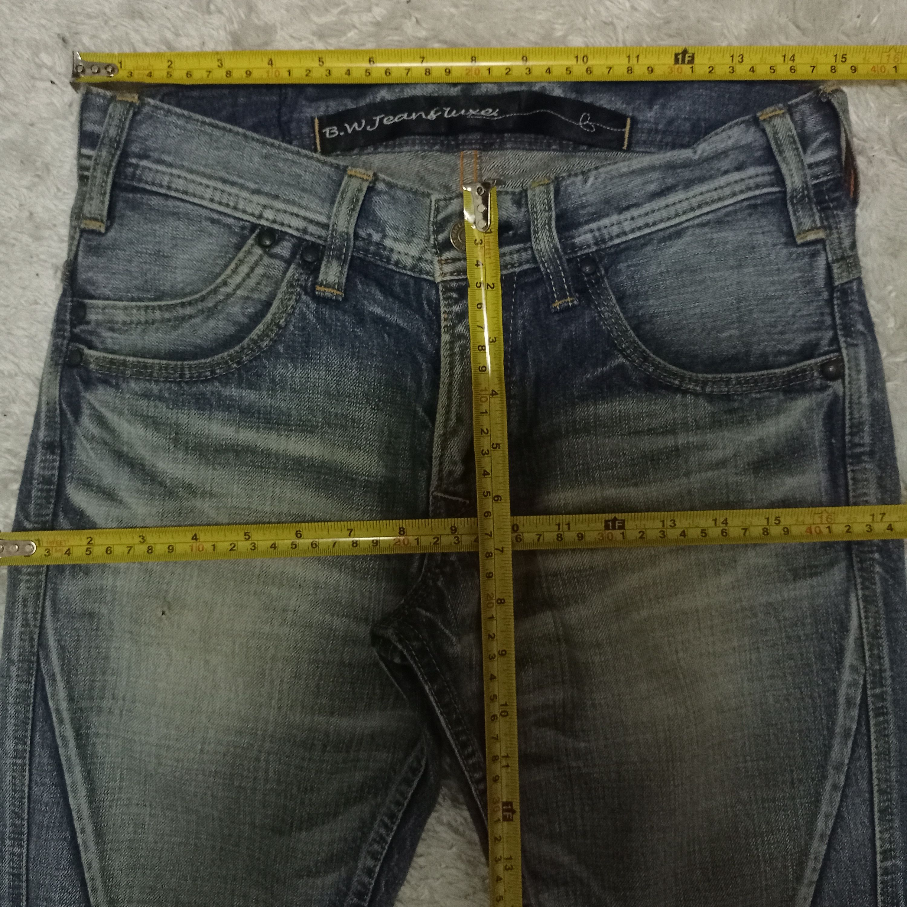 Japanese Brand Vintage Japanese BLUE WAY Distressed Flare Jeans Size US 30 / EU 46 - 8 Thumbnail