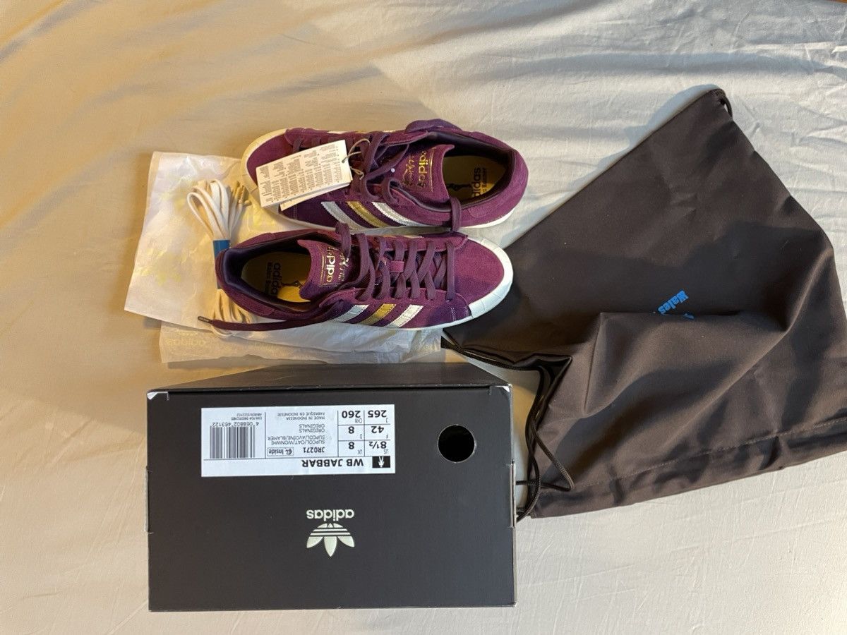 Adidas × Wales Bonner Adidas x Wales Bonner Jabbar Low Purple EU42 Full Set Size US 9 / EU 42 - 12 Thumbnail