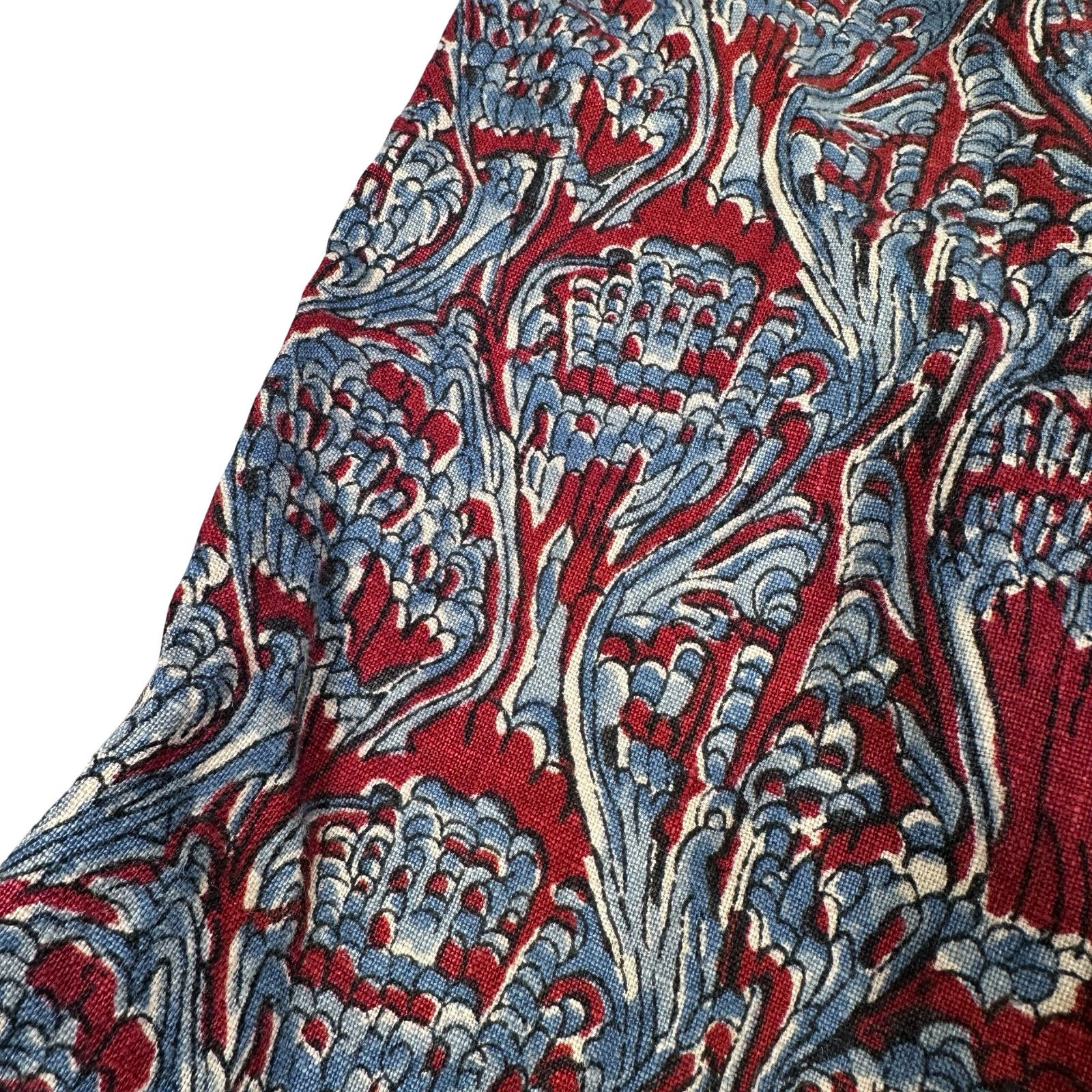J.Crew Vintage J.Crew Oarsman Linen Pants Men’s 32 x 34 Red Blue Size US 32 / EU 48 - 4 Thumbnail
