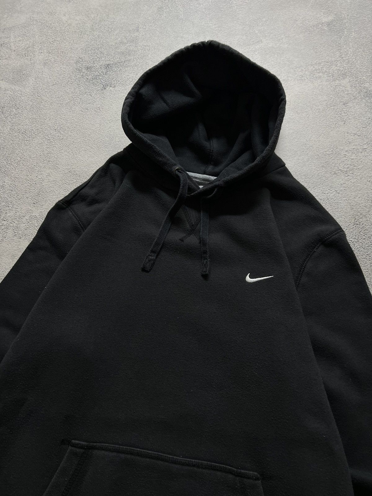 Vintage Vintage Y2k Nike 🖤 Mini Swoosh Hoodie 00’s Size US XL / EU 56 / 4 - 5 Thumbnail