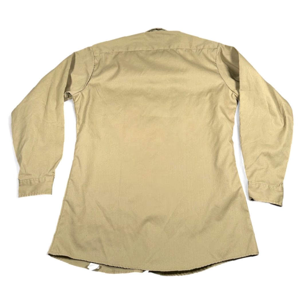 Vintage VINTAGE Big Mac Shirt Mens Large Brown USA 90s Workwear Button-Up Long Sleeve with Pockets JC Penney Size US L / EU 52-54 / 3 - 3 Thumbnail