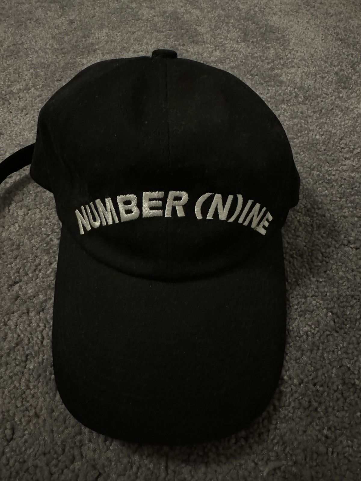 image of Number N Ine Number (N)Ine Hat in Black, Men's